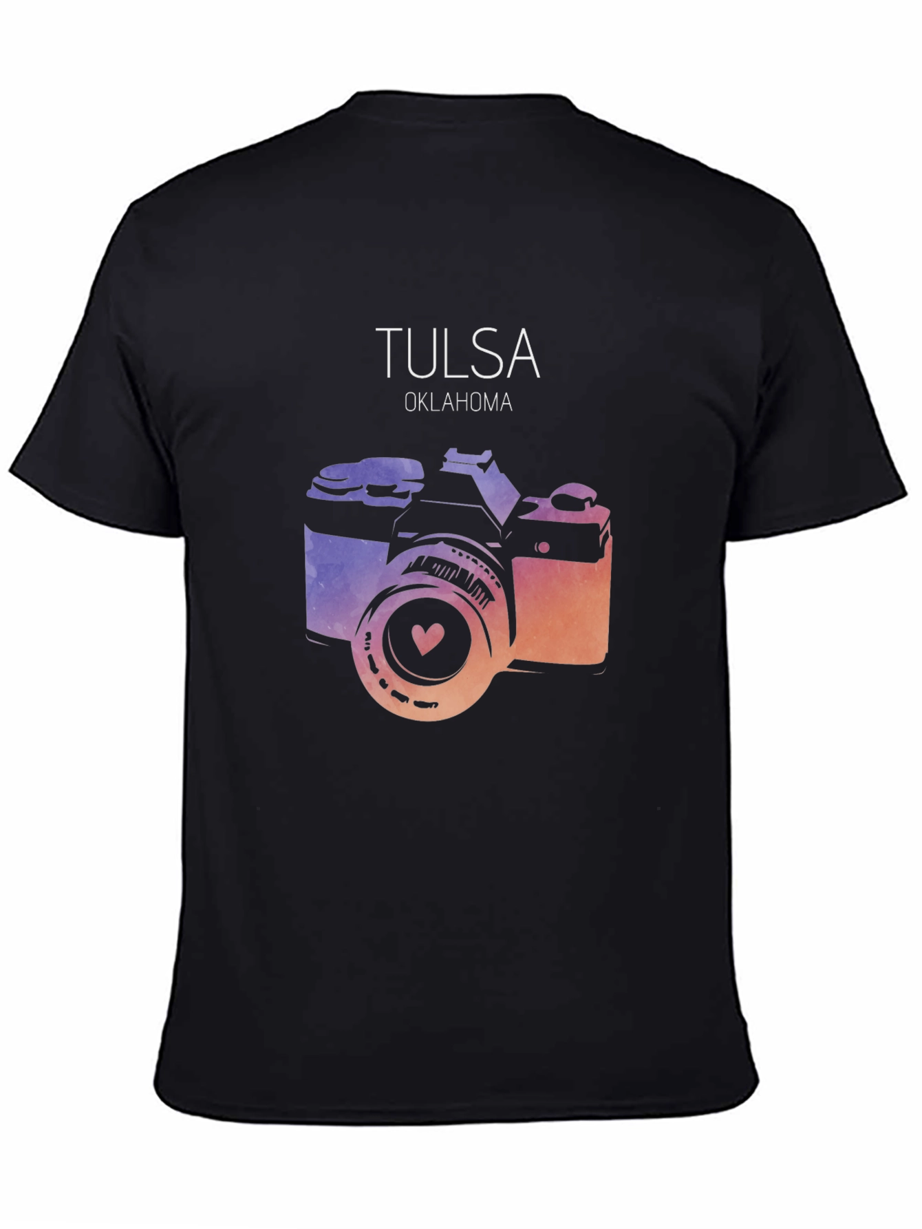 Tulsa Oklahoma Camera Graphic T-Shirt
