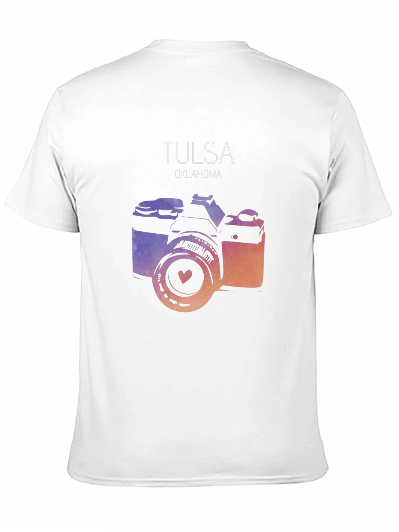 Tulsa Oklahoma Camera Graphic T-Shirt