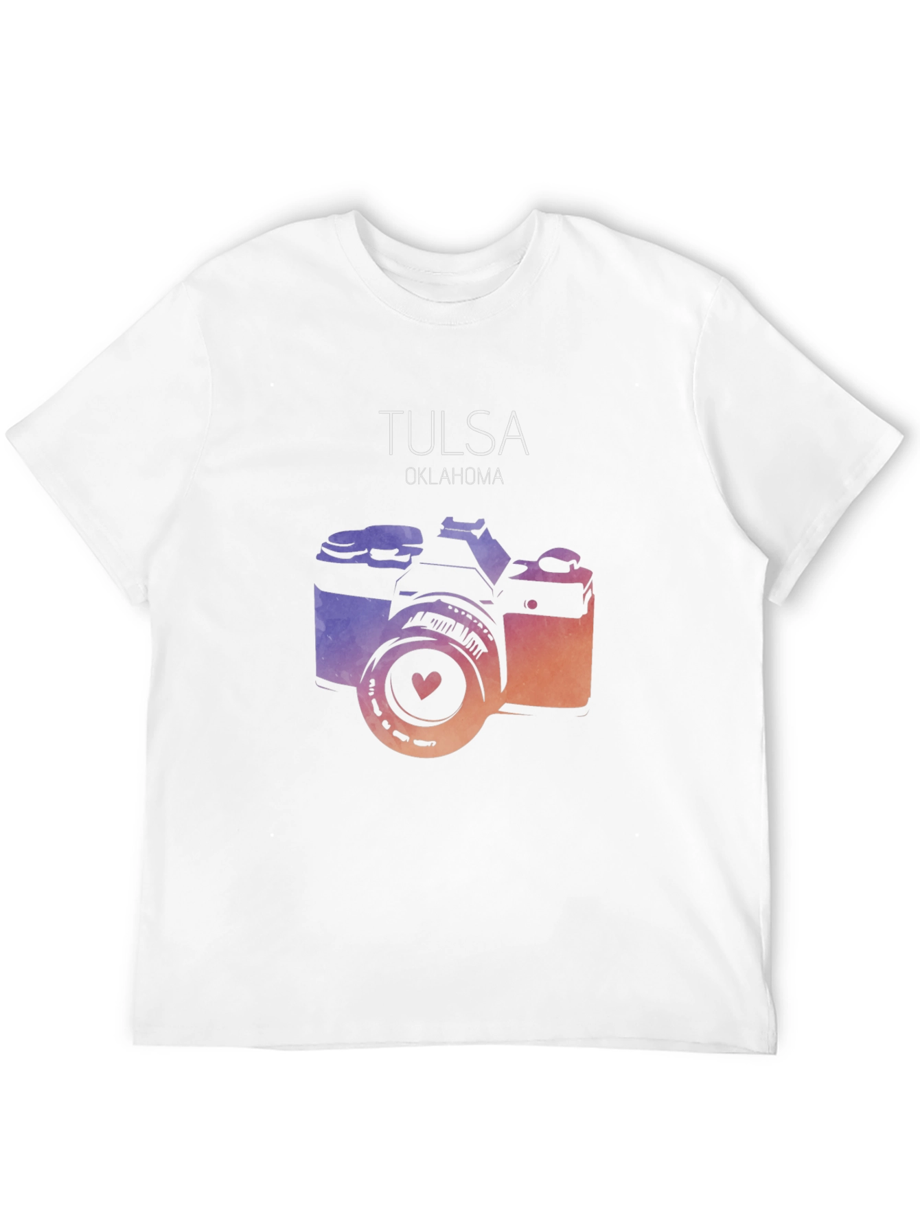 Tulsa Oklahoma Camera Graphic T-Shirt