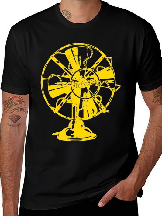 Vintage Fan Graphic T-Shirt - Retro Style