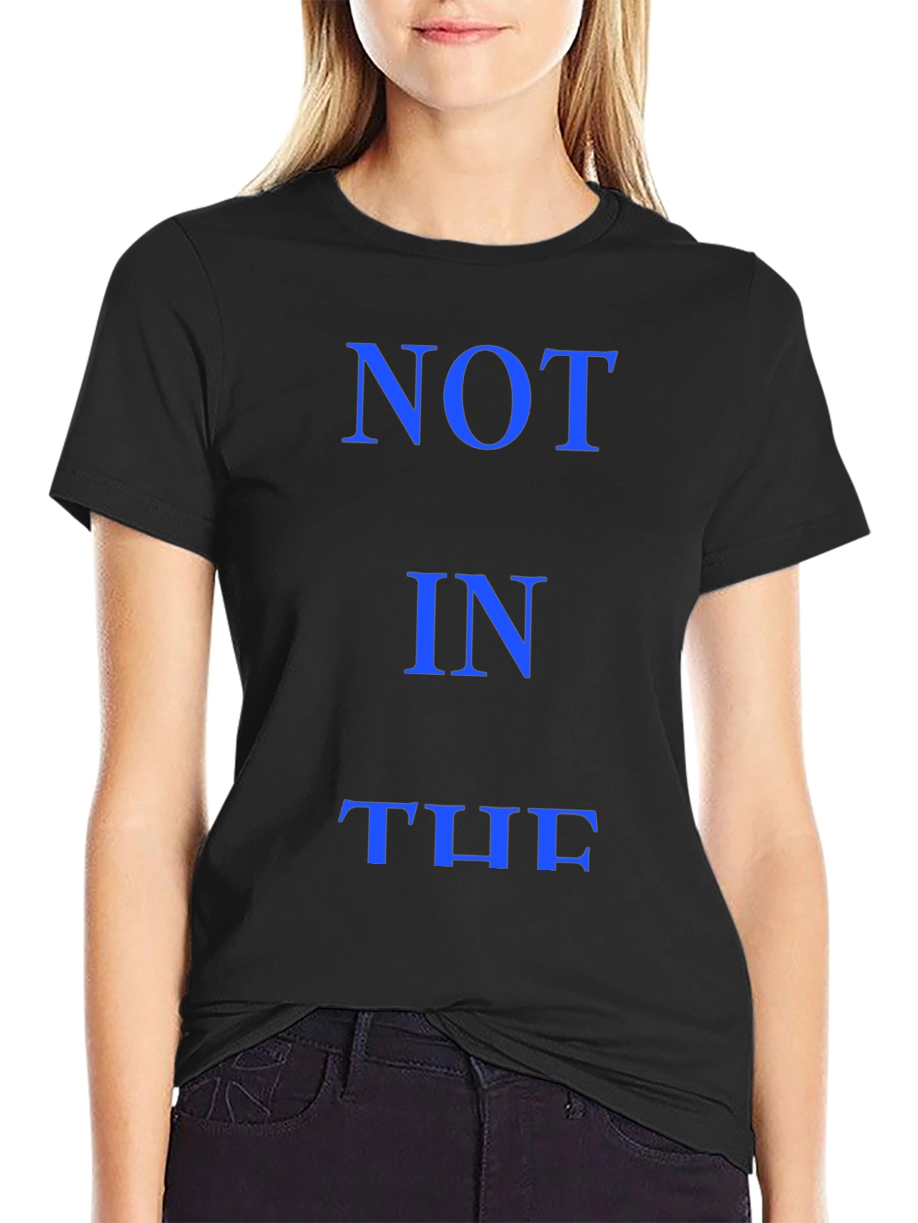 Not in the Club Graphic Tee - Black