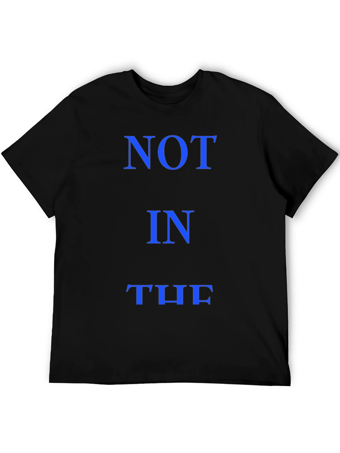 Not in the Club Graphic Tee - Black