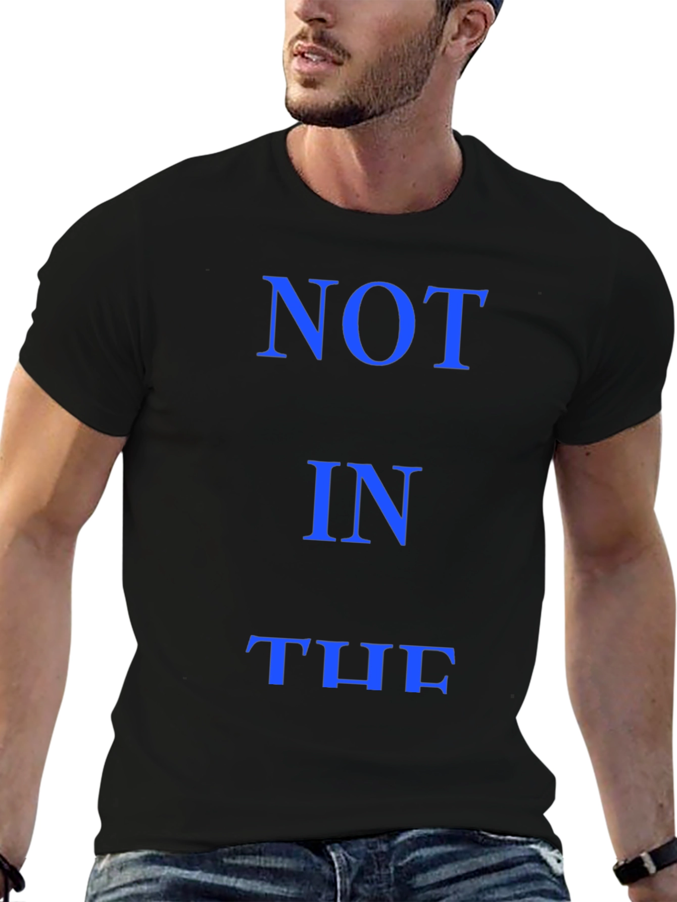 Not in the Club Graphic Tee - Black
