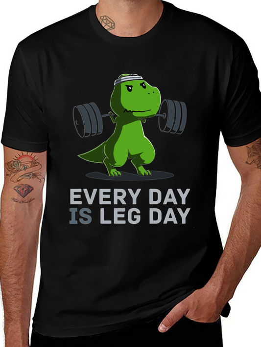 Dino Leg Day T-Shirt - Every Day Is Leg Day!