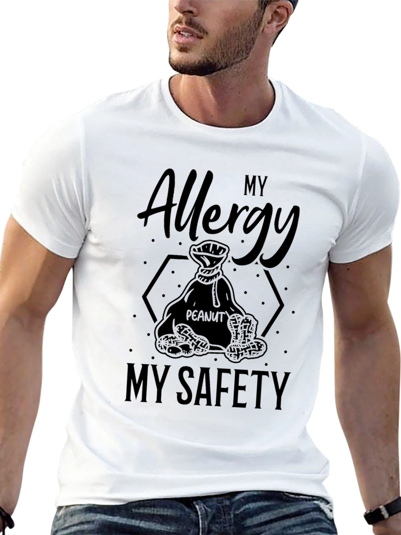 Peanut Allergy Safety T-Shirt - Unisex