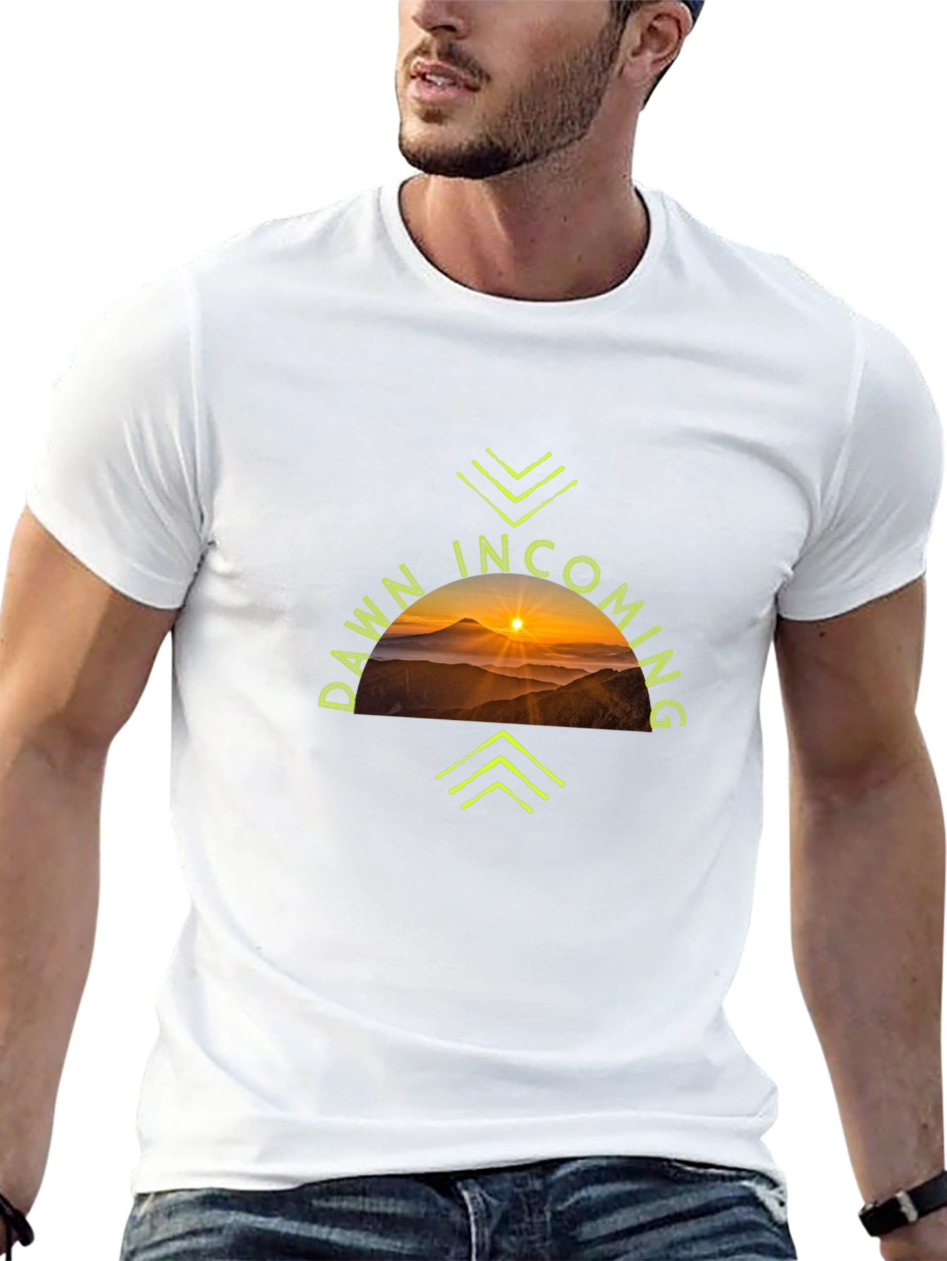Dawn Incoming Graphic Tee - Black Cotton T-Shirt