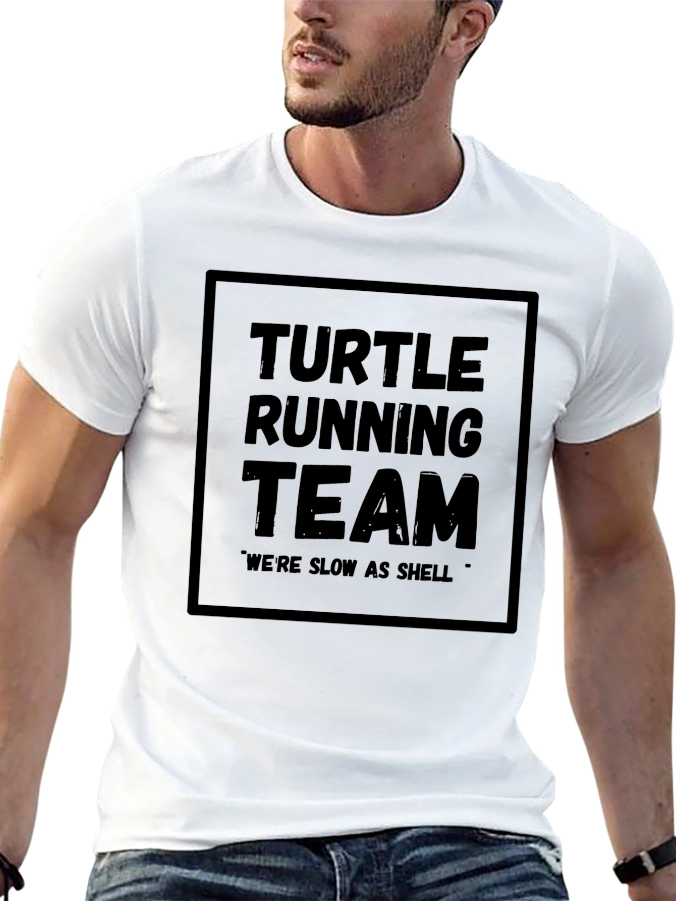 Turtle Running Team T-Shirt - Funny & Unique