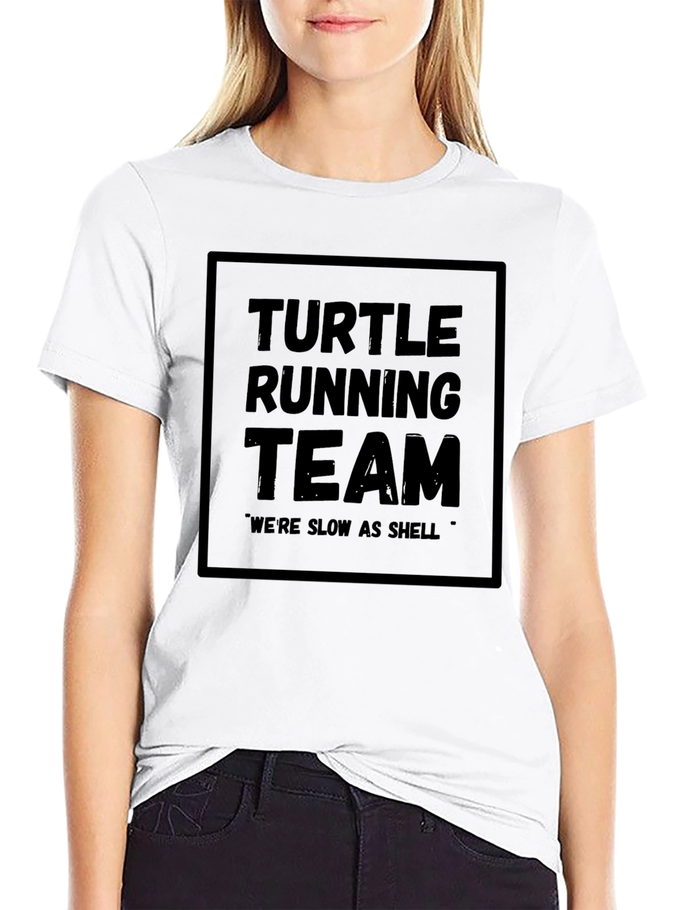 Turtle Running Team T-Shirt - Funny & Unique