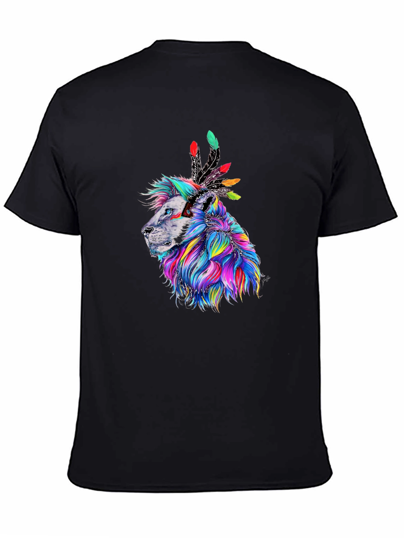 Lion Headdress Graphic T-Shirt
