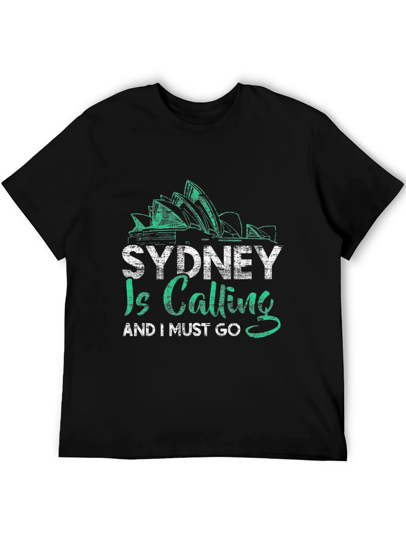 Sydney Calling Black T-Shirt