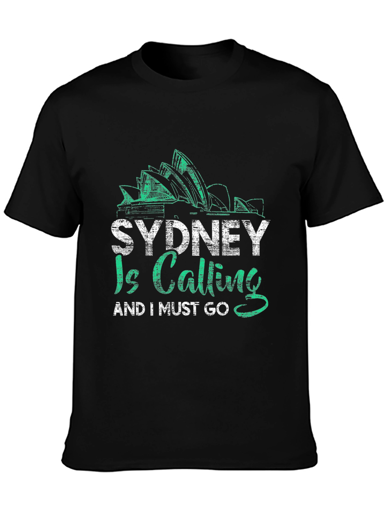 Sydney Calling Black T-Shirt