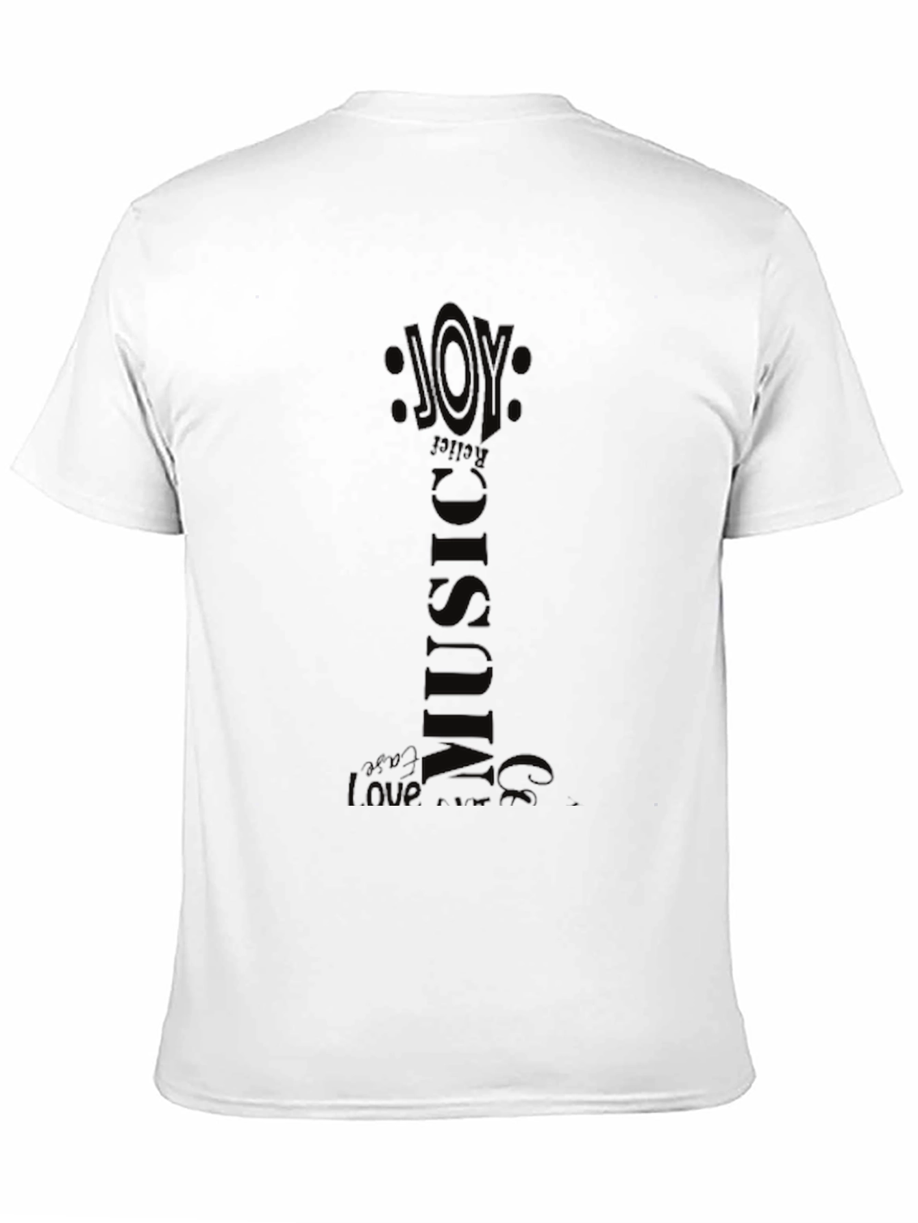Joy Music Graphic Black T-Shirt