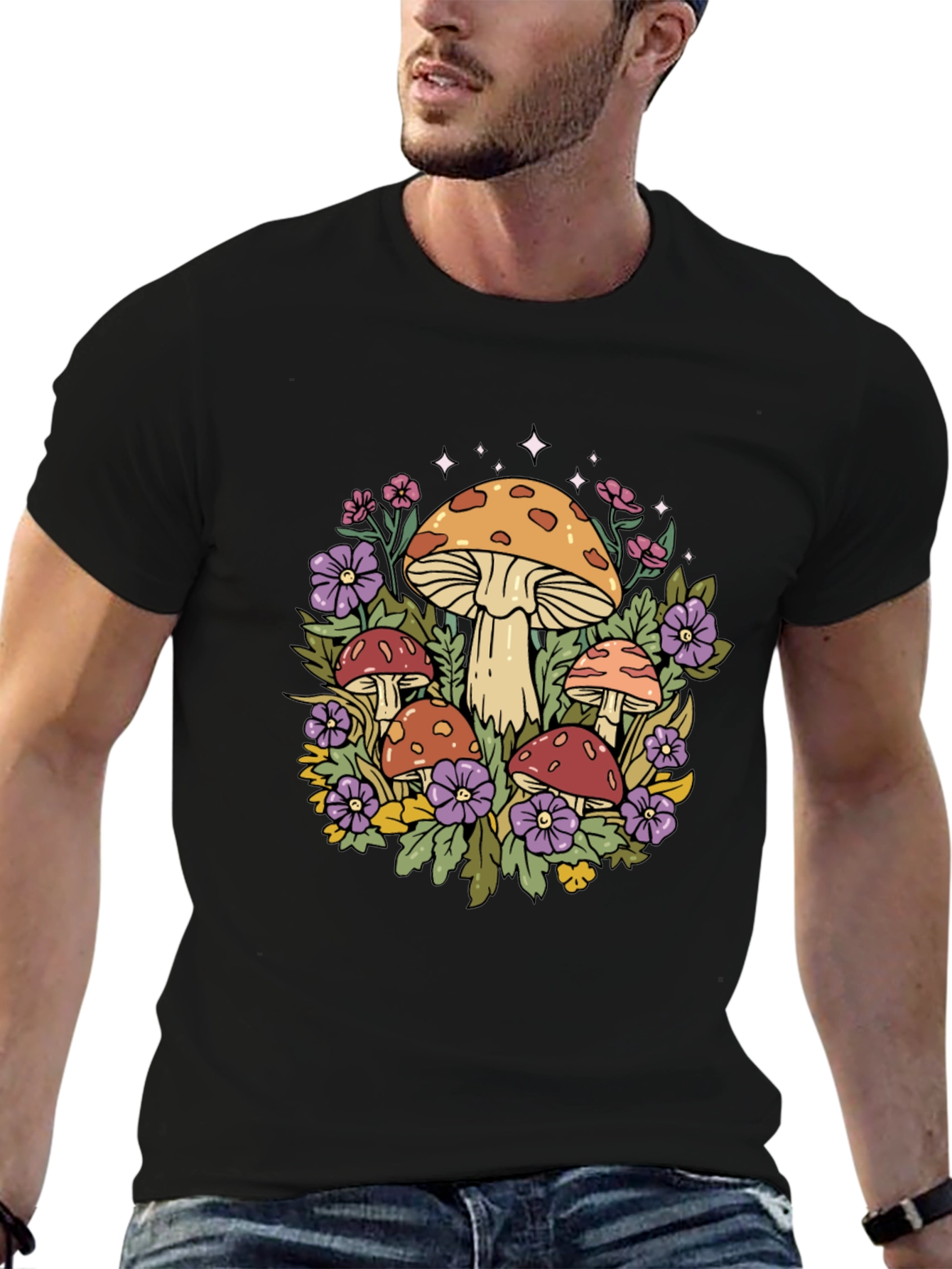 Mushroom Garden Graphic Tee