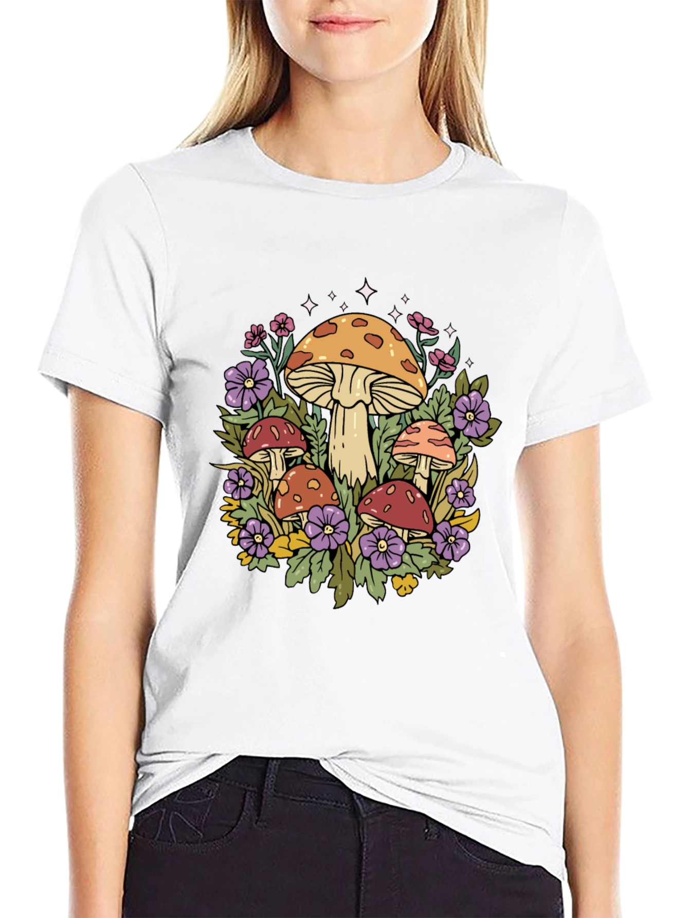 Mushroom Garden Graphic Tee