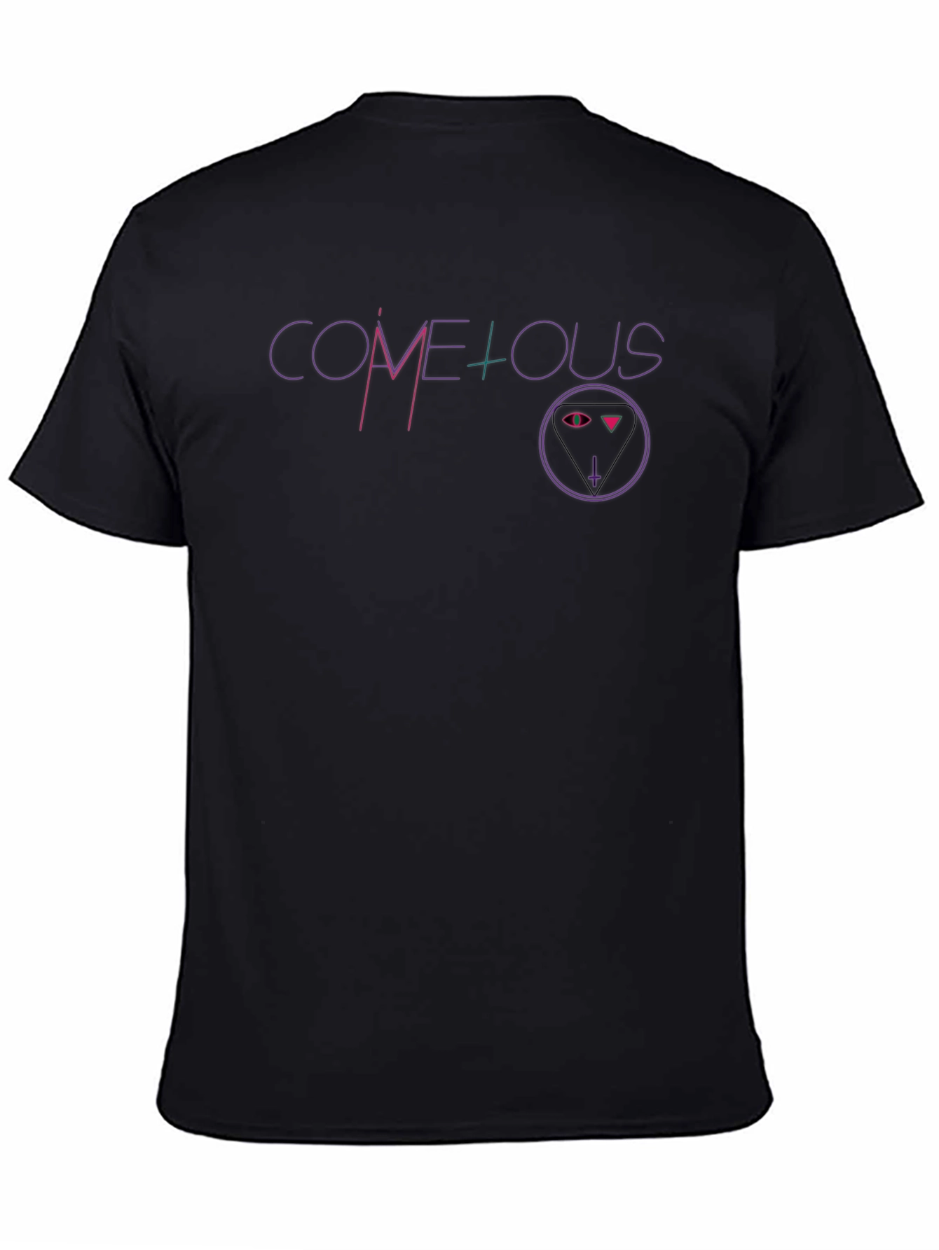 Come + Ous Graphic Tee - Stylish Black T-Shirt