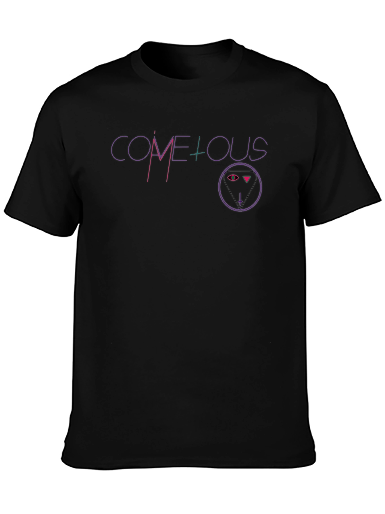Come + Ous Graphic Tee - Stylish Black T-Shirt