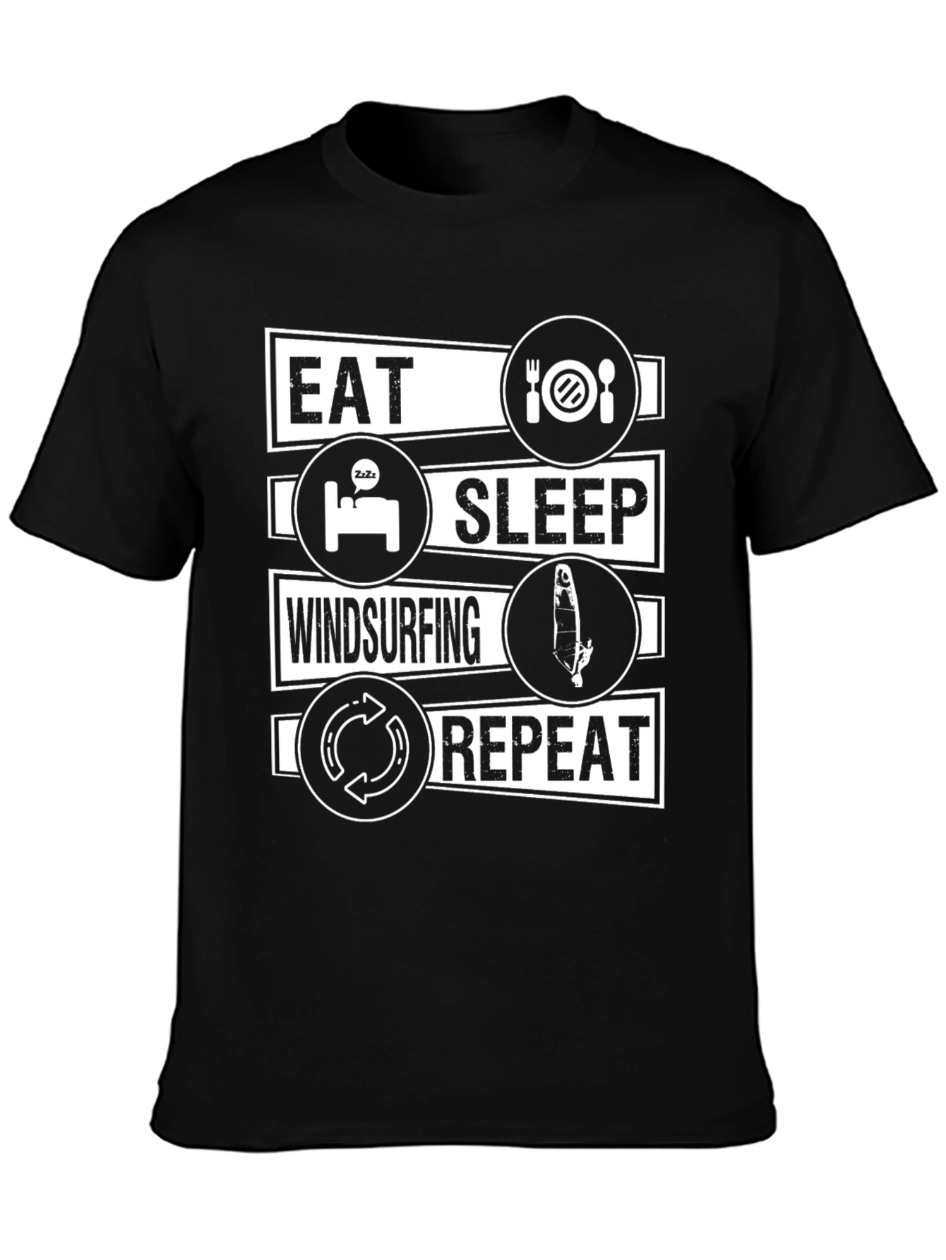 Eat Sleep Windsurfing Repeat T-Shirt