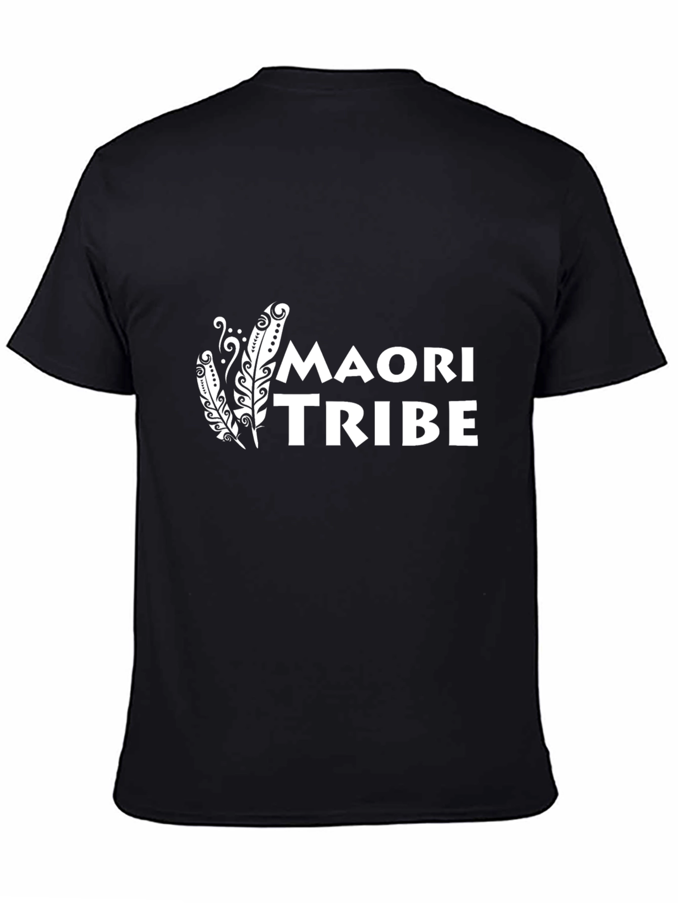 Maori Tribe Graphic Black T-Shirt