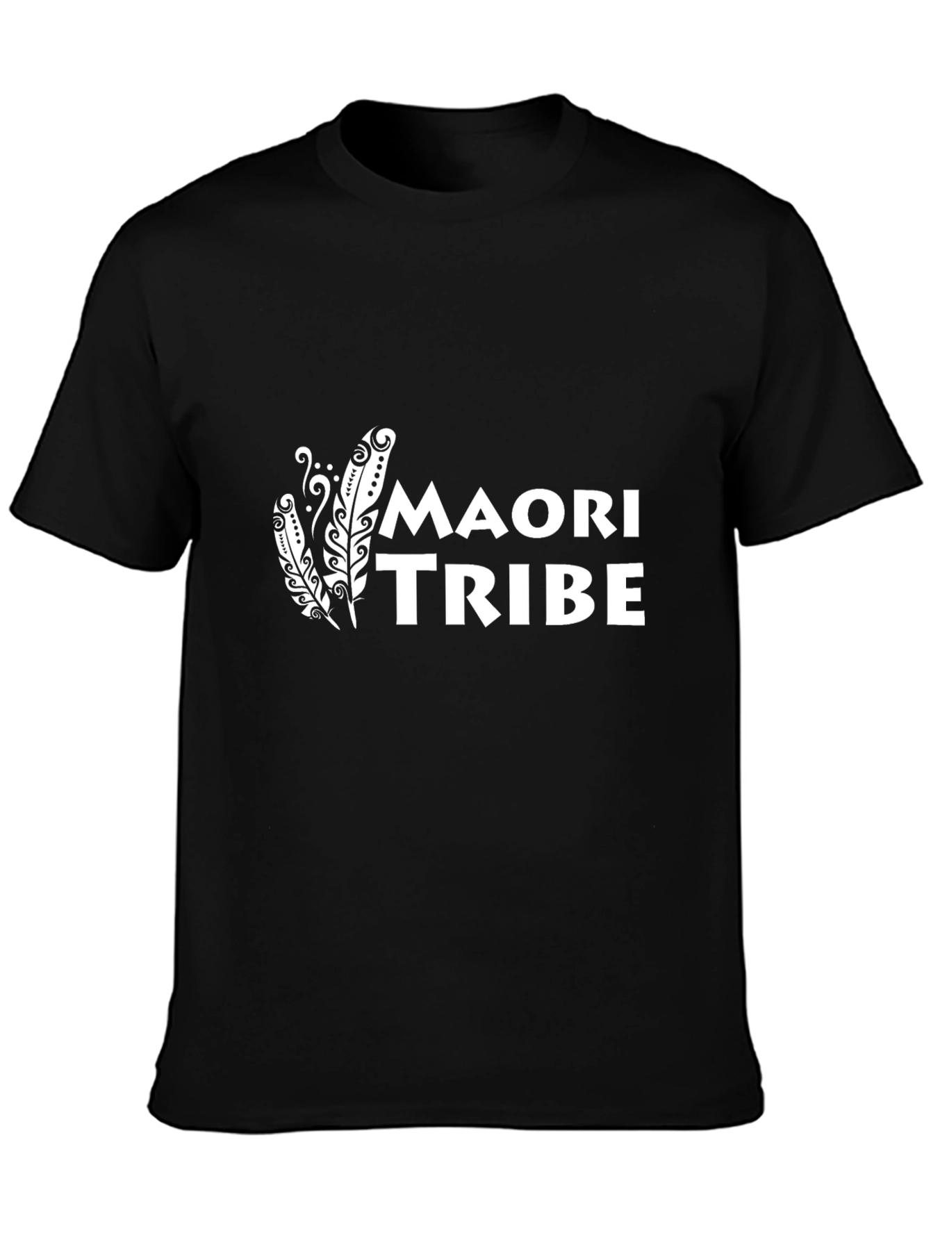 Maori Tribe Graphic Black T-Shirt