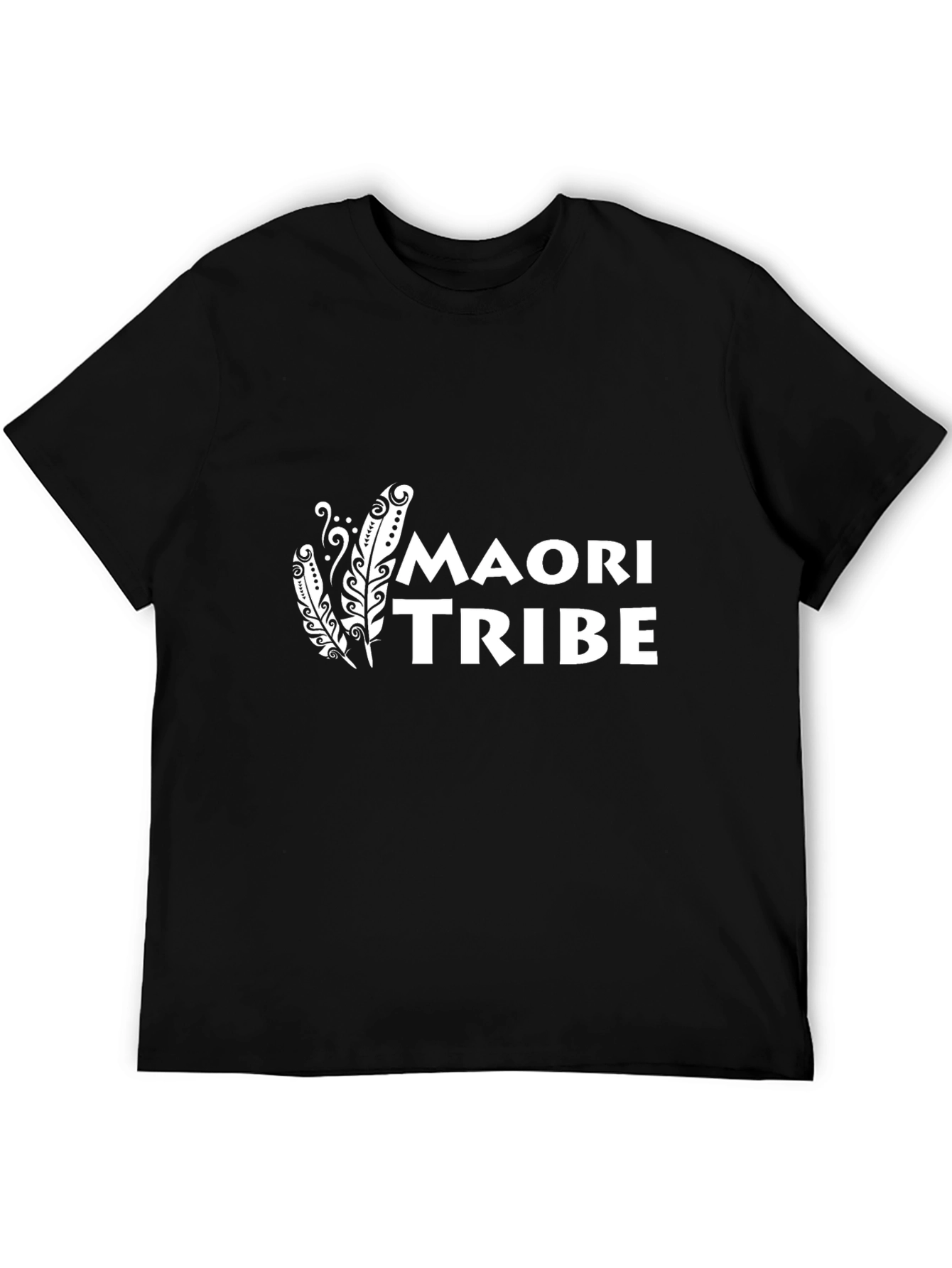 Maori Tribe Graphic Black T-Shirt