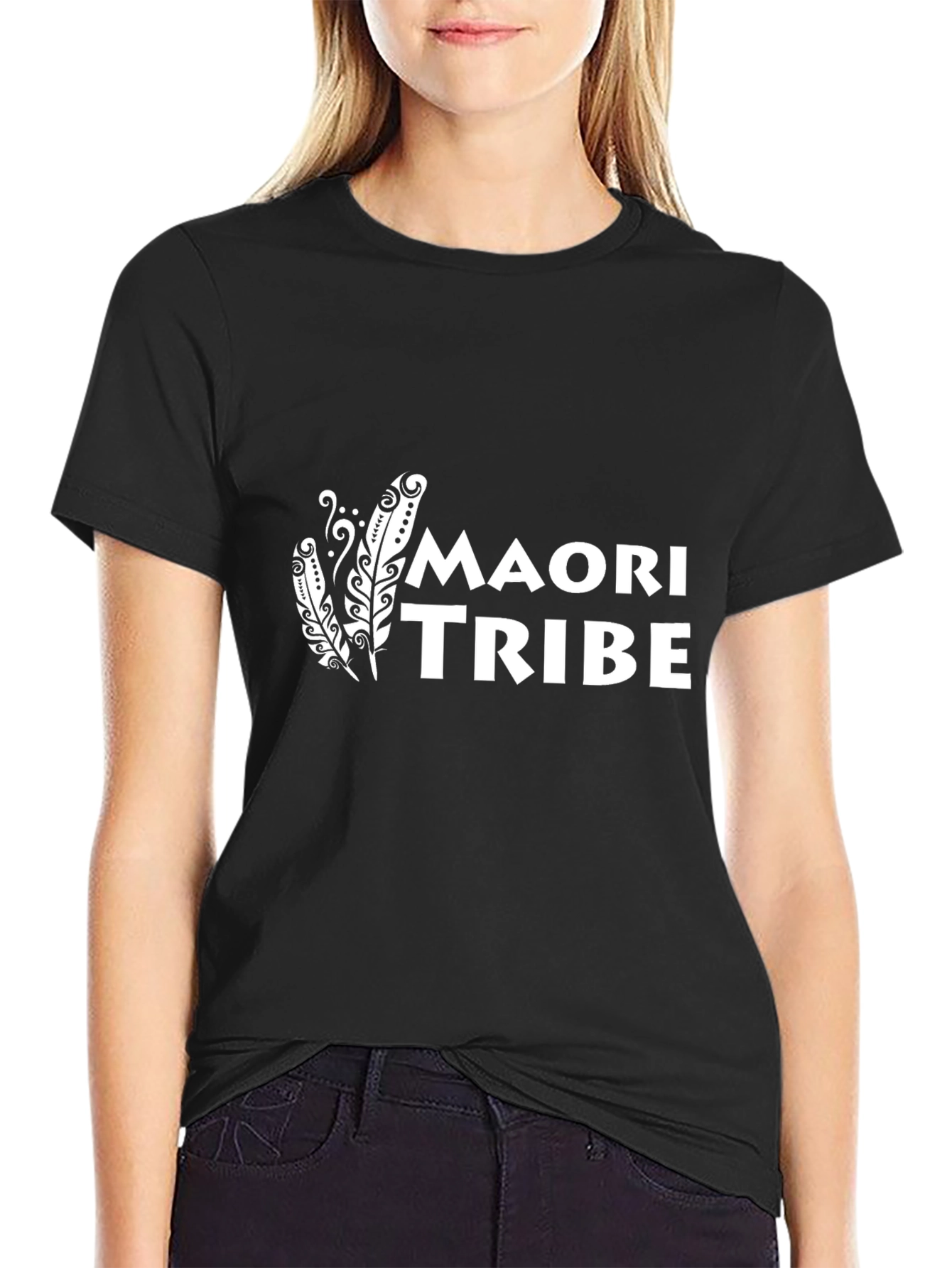 Maori Tribe Graphic Black T-Shirt