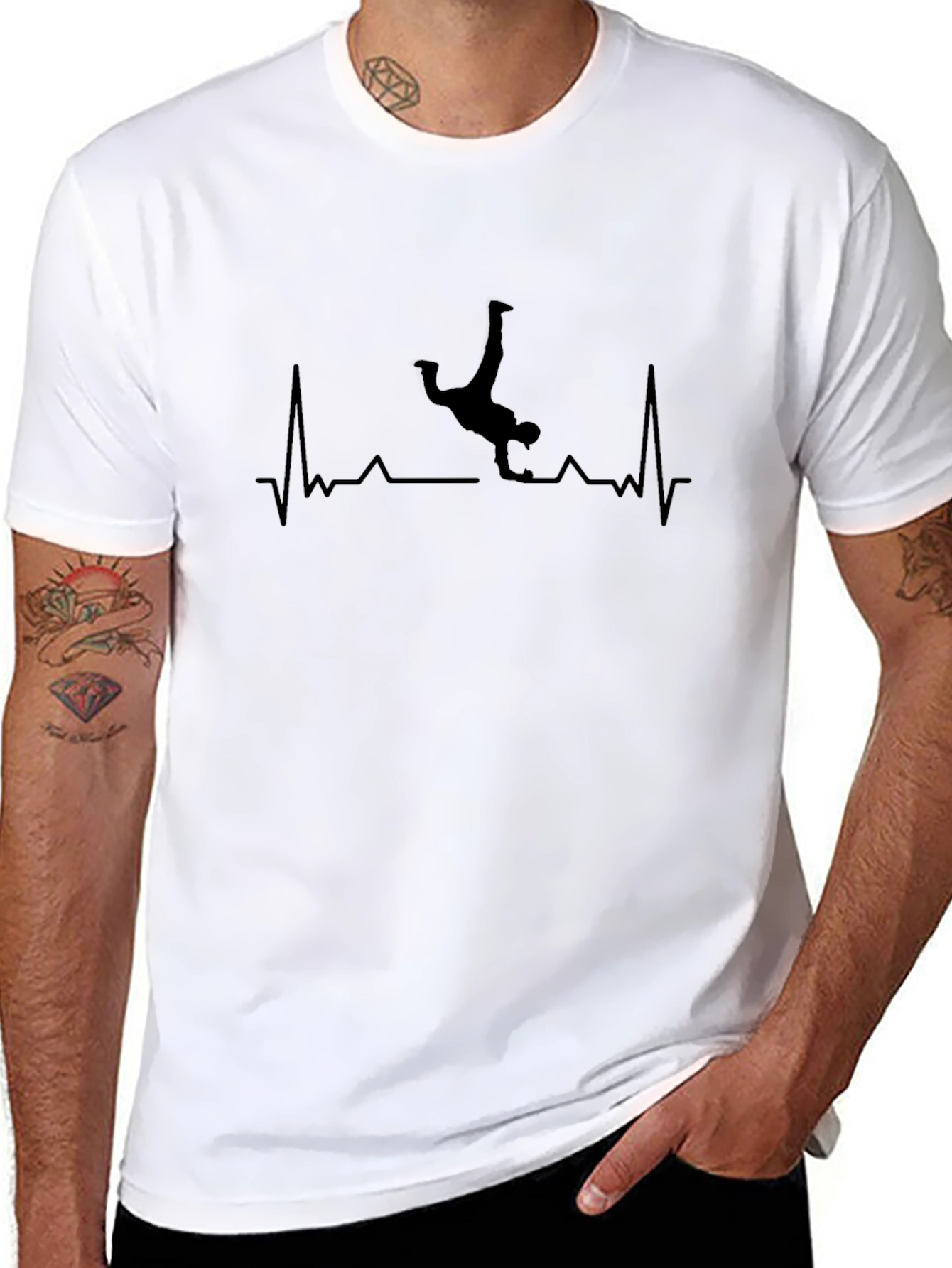 Breakdance Heartbeat Graphic Tee