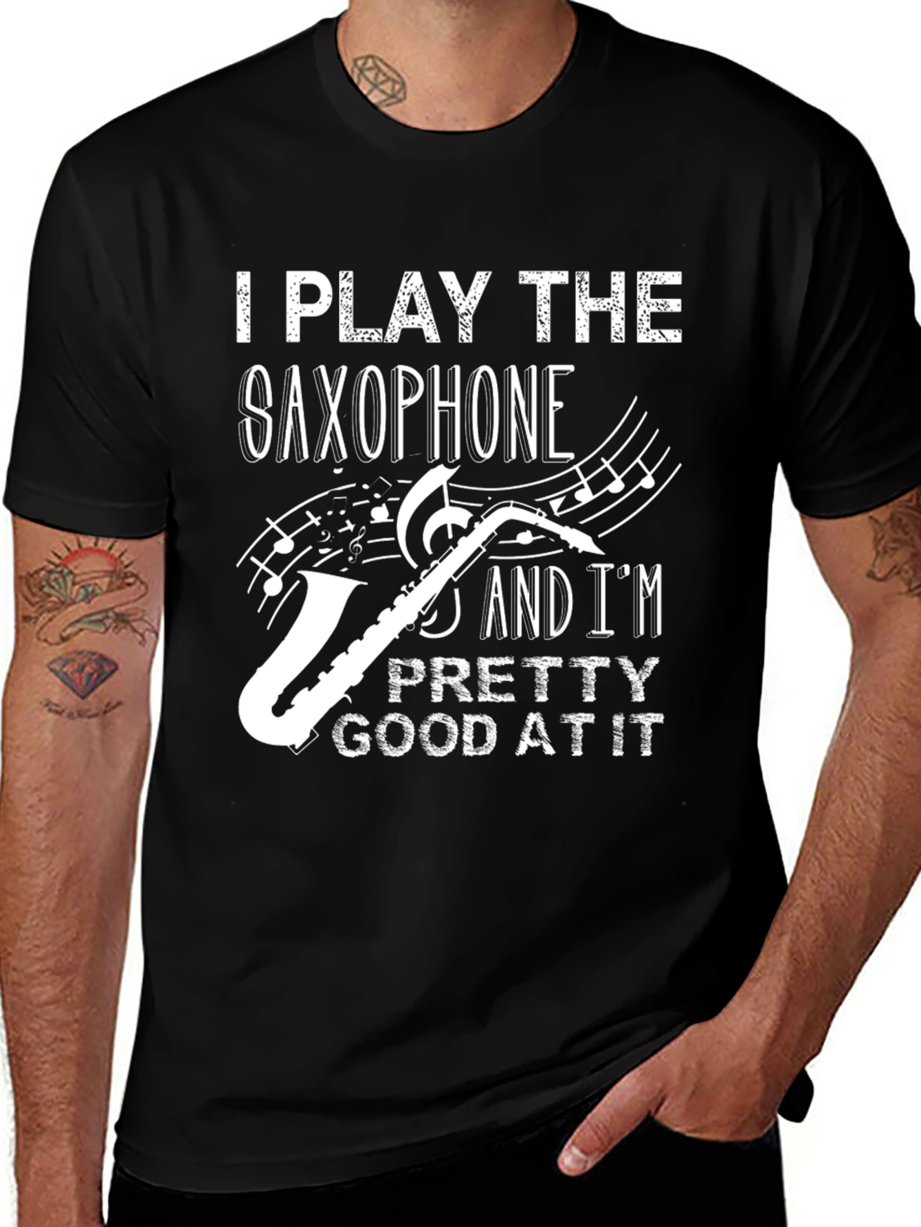 Saxophone Player T-Shirt - Music Lover Tee