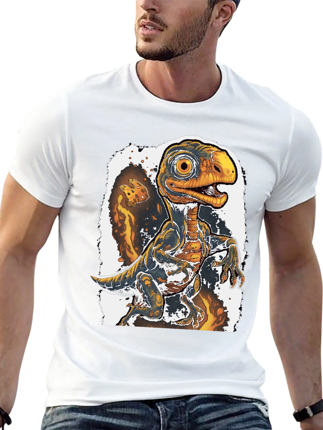 Dino Graphic Tee - Stylish Dinosaur T-Shirt