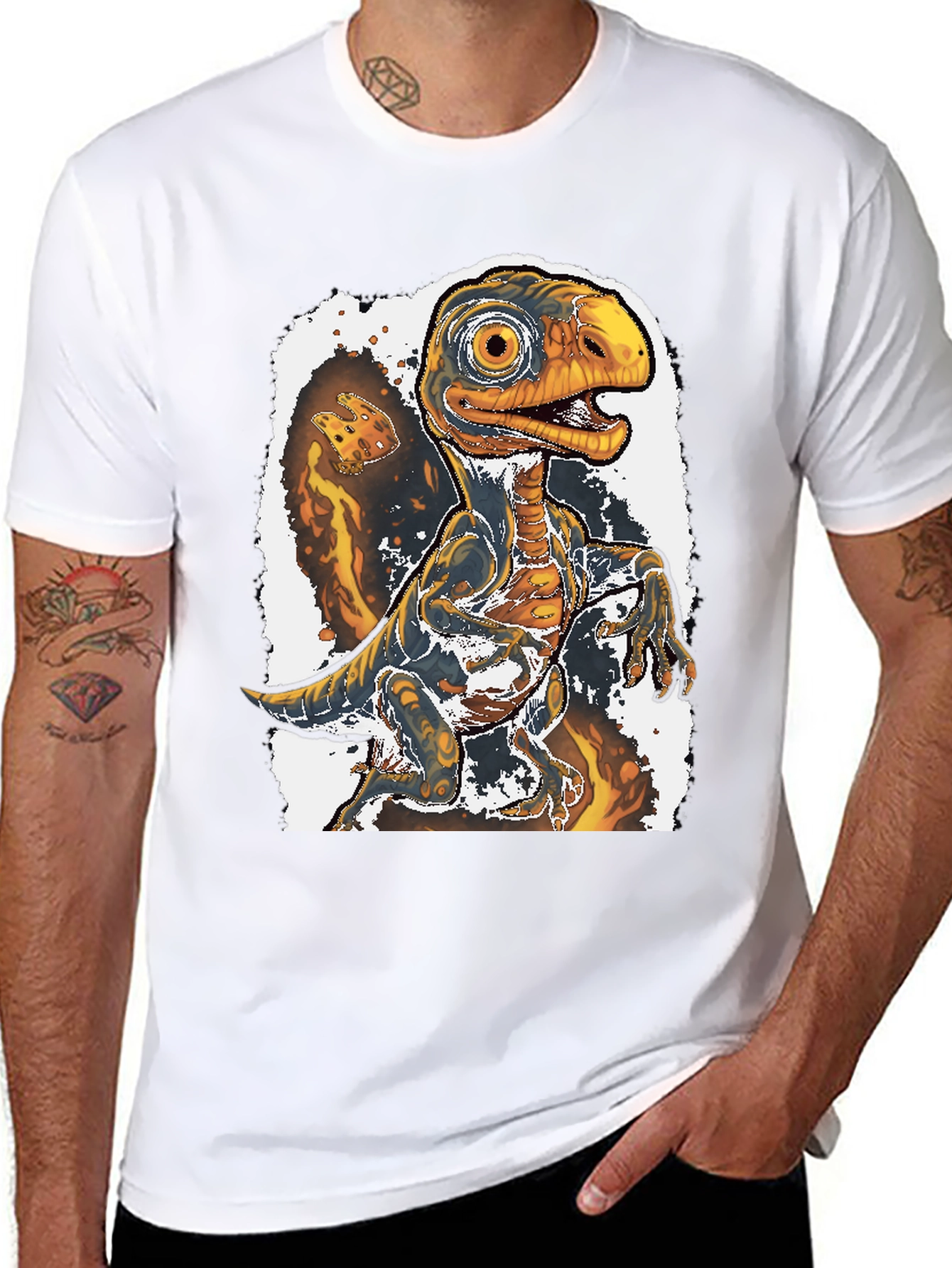Dino Graphic Tee - Stylish Dinosaur T-Shirt