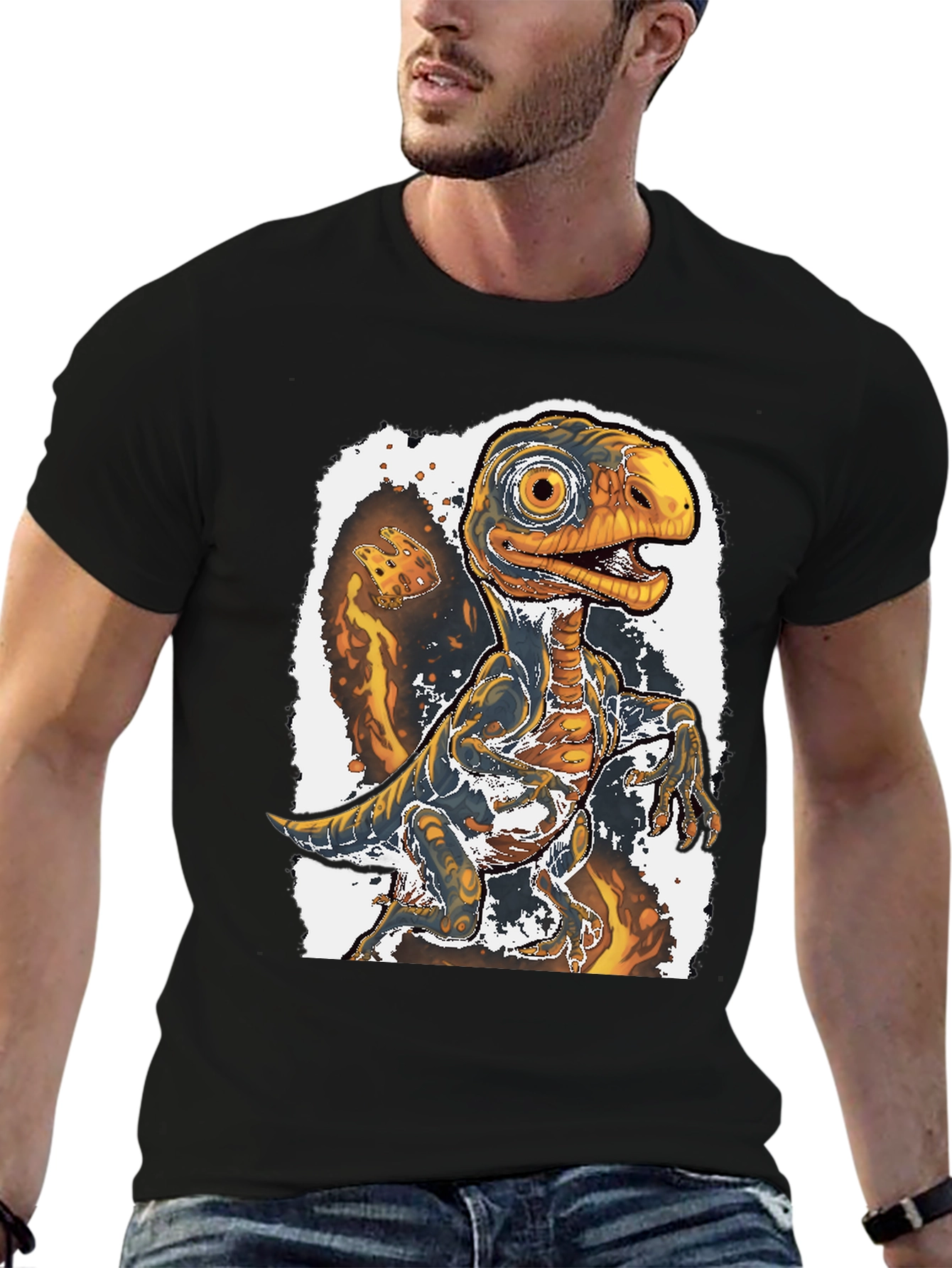 Dino Graphic Tee - Stylish Dinosaur T-Shirt