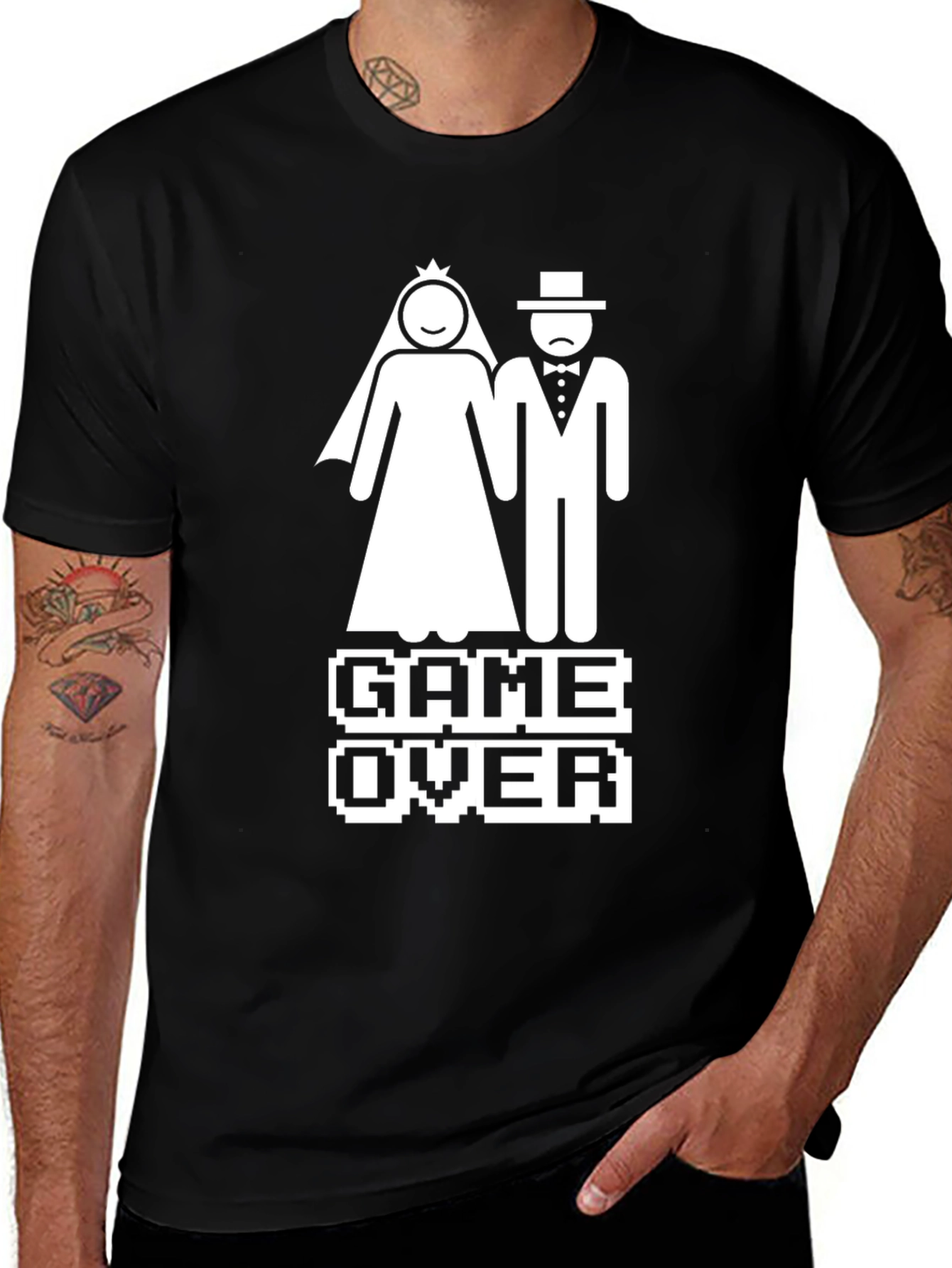 Game Over Wedding Humor T-Shirt