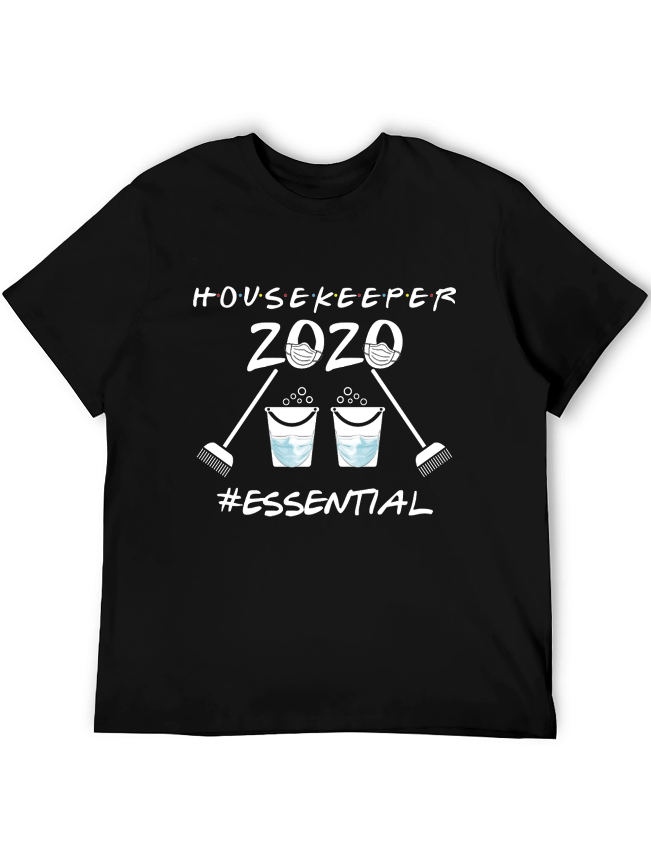 Essential Housekeeper 2020 Black T-Shirt