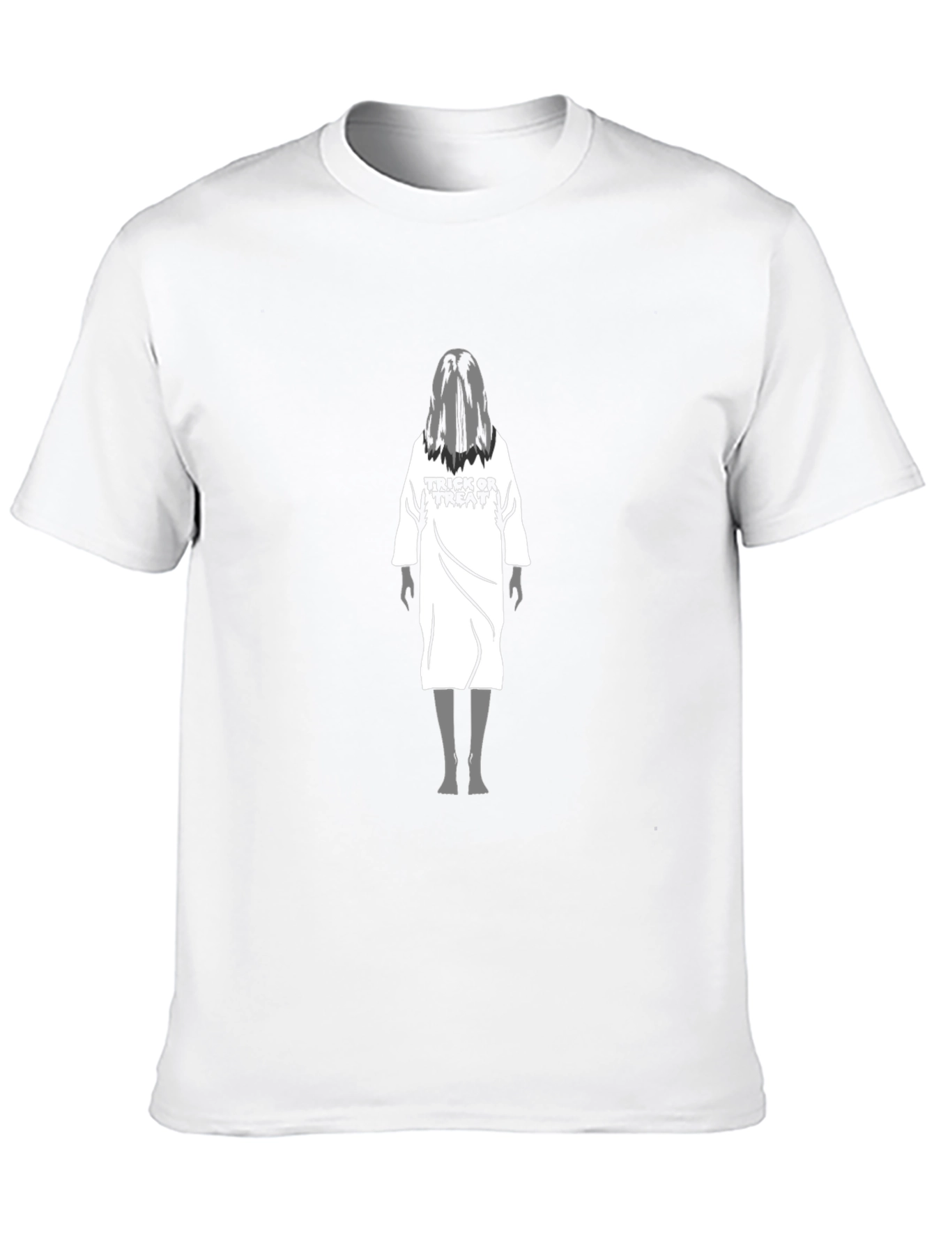 Halloween Ghost Trick or Treat Black T-Shirt