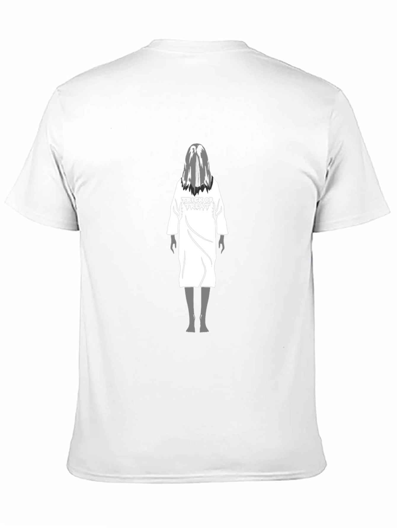 Halloween Ghost Trick or Treat Black T-Shirt
