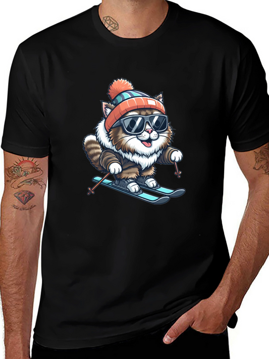 Cool Cat Skiing T-Shirt