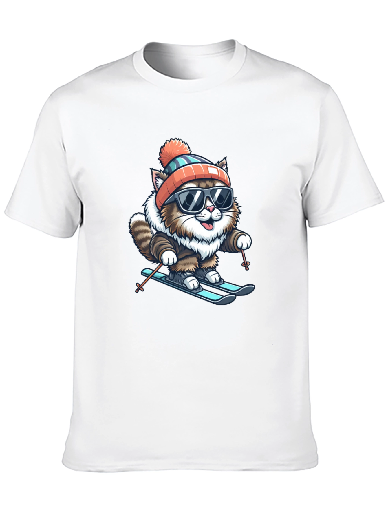 Cool Cat Skiing T-Shirt
