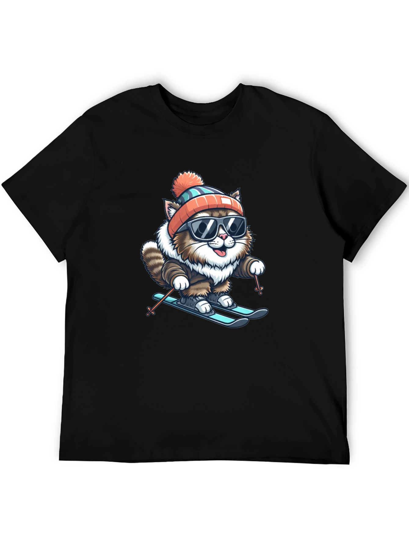 Cool Cat Skiing T-Shirt