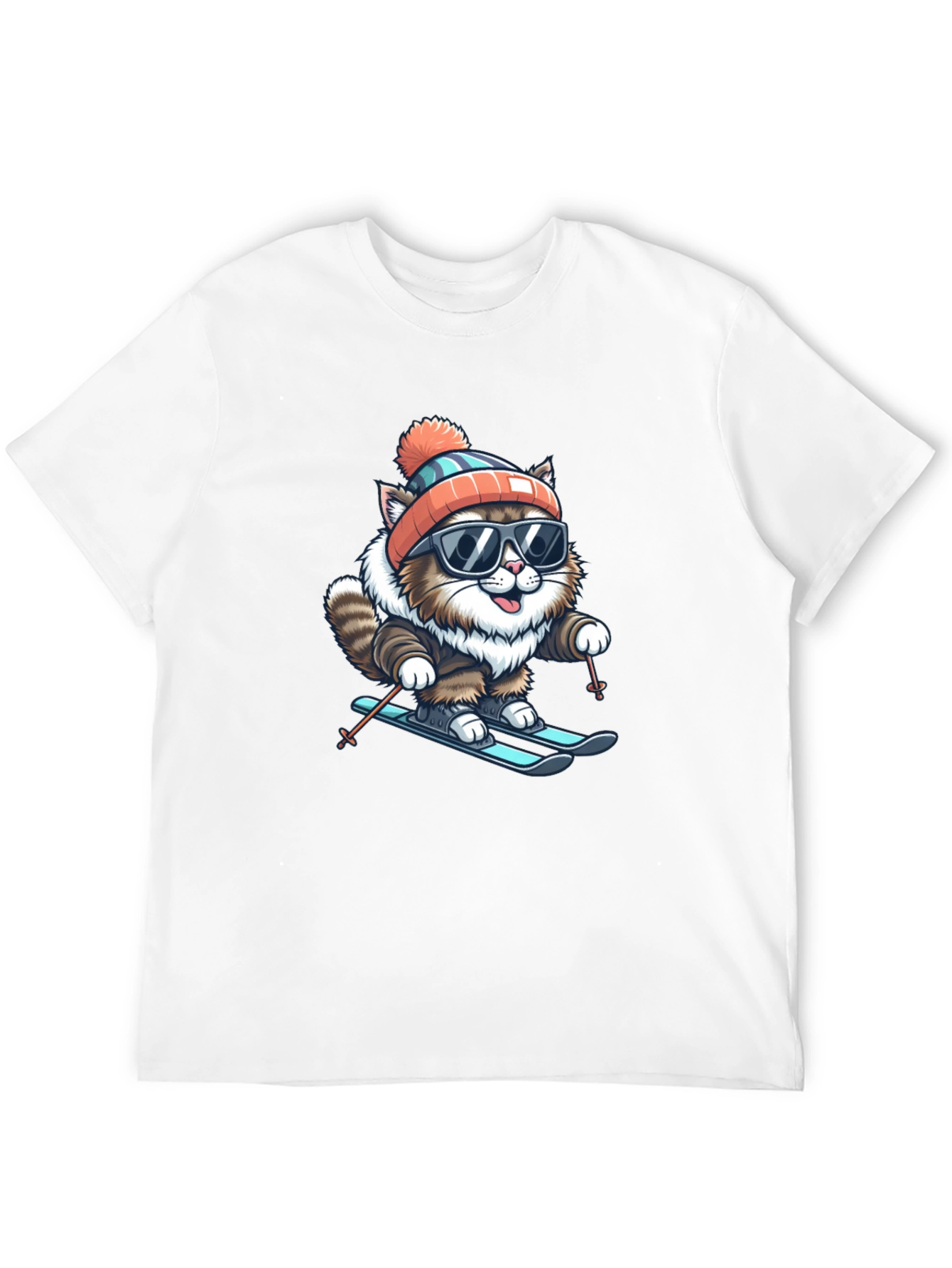 Cool Cat Skiing T-Shirt