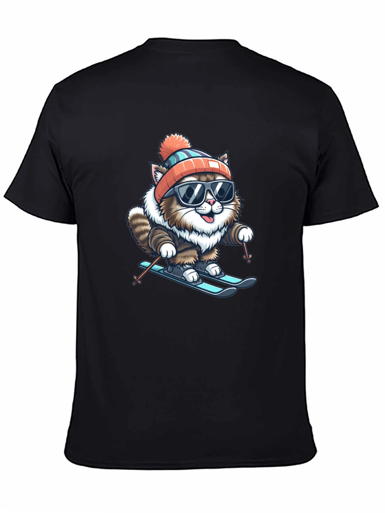 Cool Cat Skiing T-Shirt