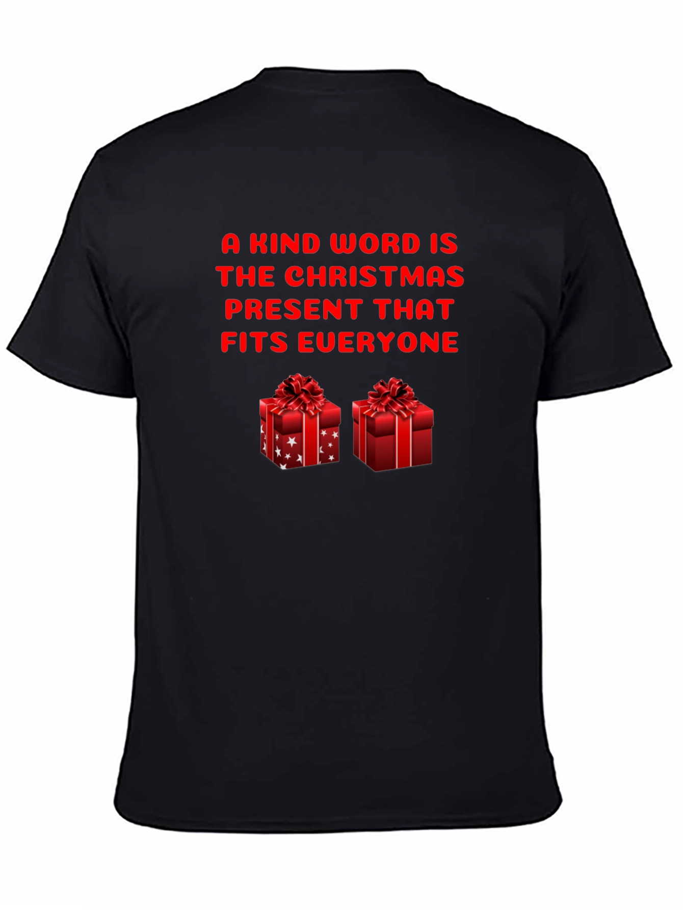 Christmas Present T-Shirt - Kind Word Design