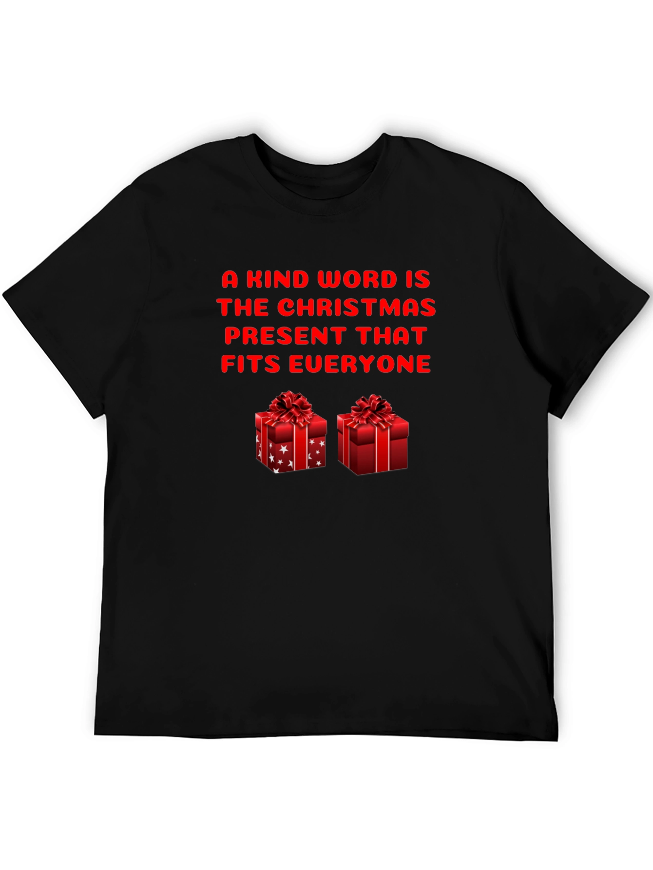 Christmas Present T-Shirt - Kind Word Design