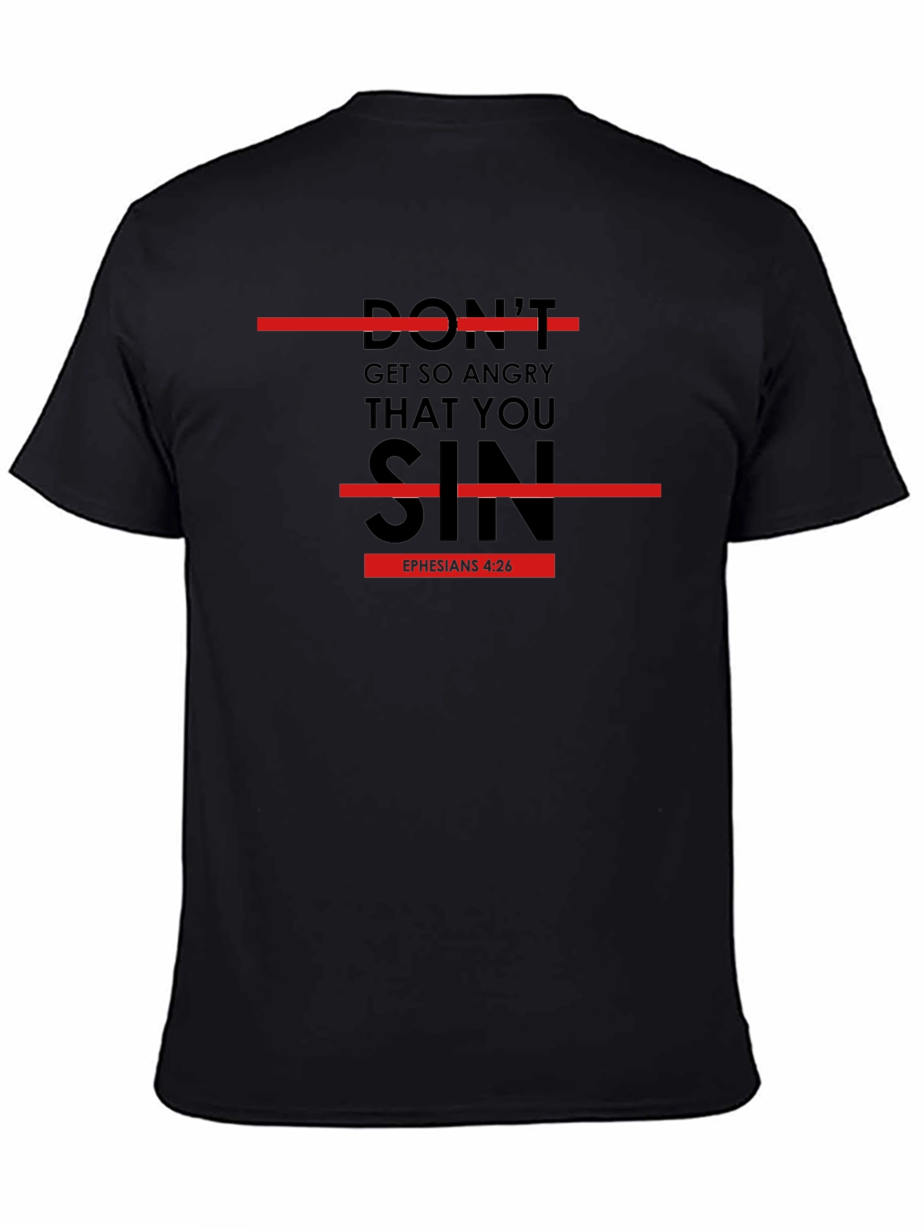 Dont Sin T-Shirt: Religious Verse Graphic Tee