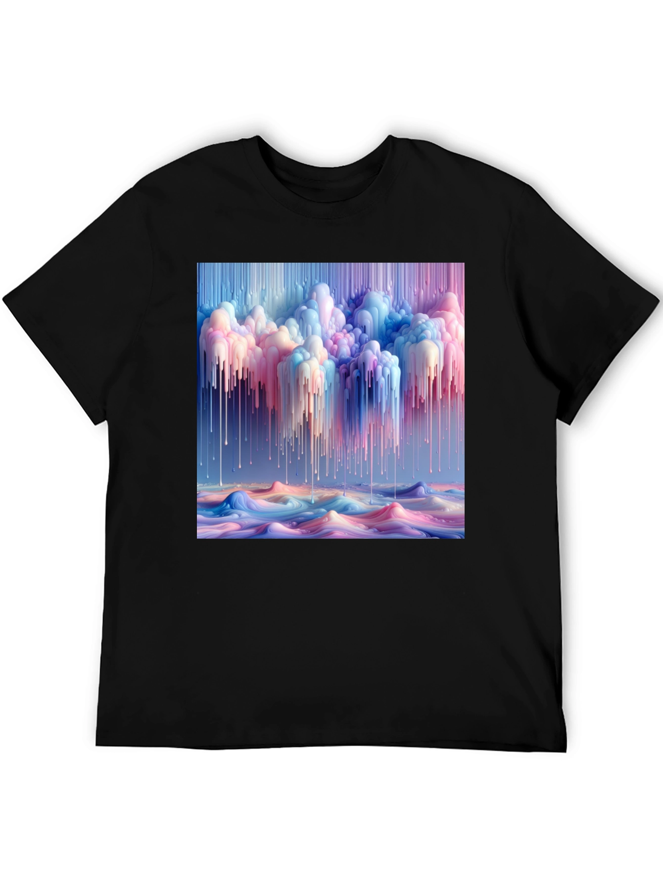 Abstract Dripping Paint T-Shirt