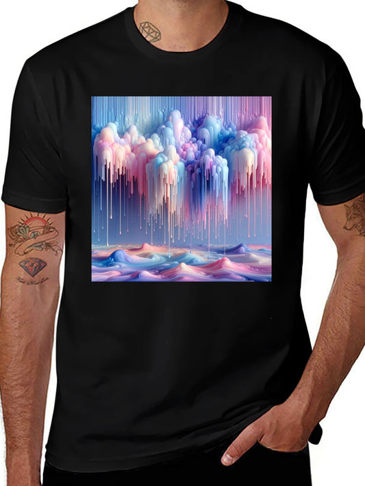 Abstract Dripping Paint T-Shirt