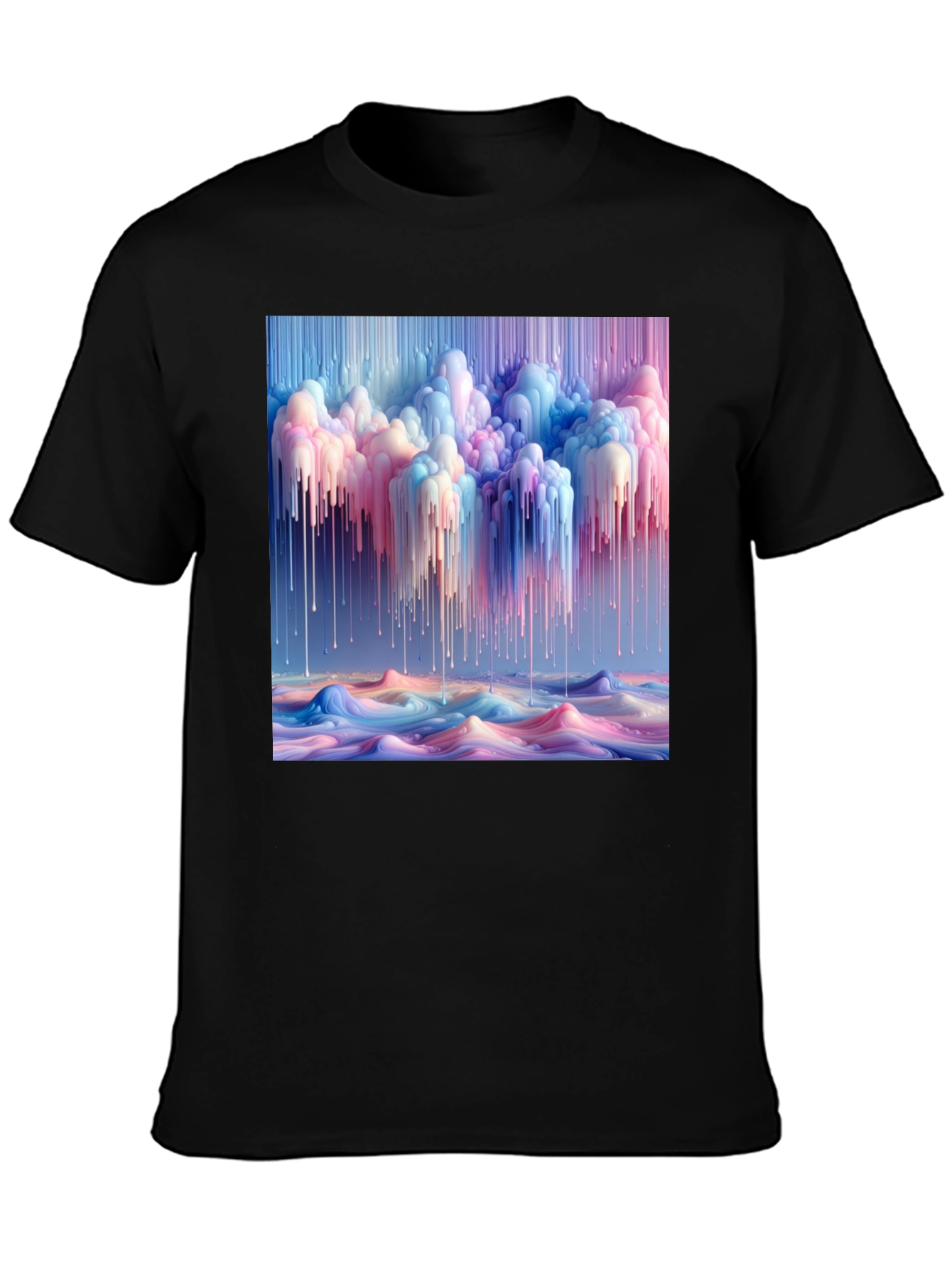 Abstract Dripping Paint T-Shirt