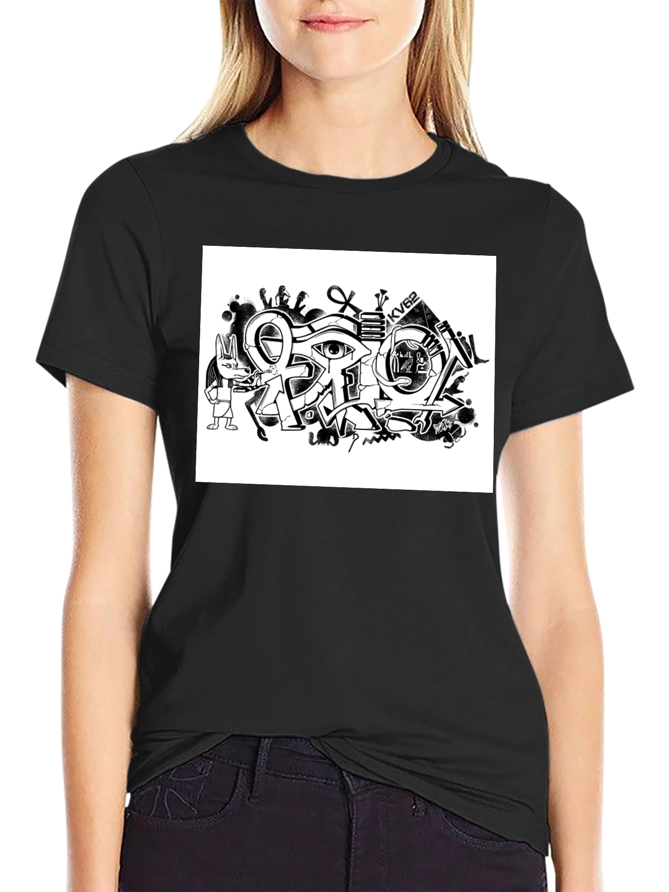 Egyptian Graffiti Art T-Shirt
