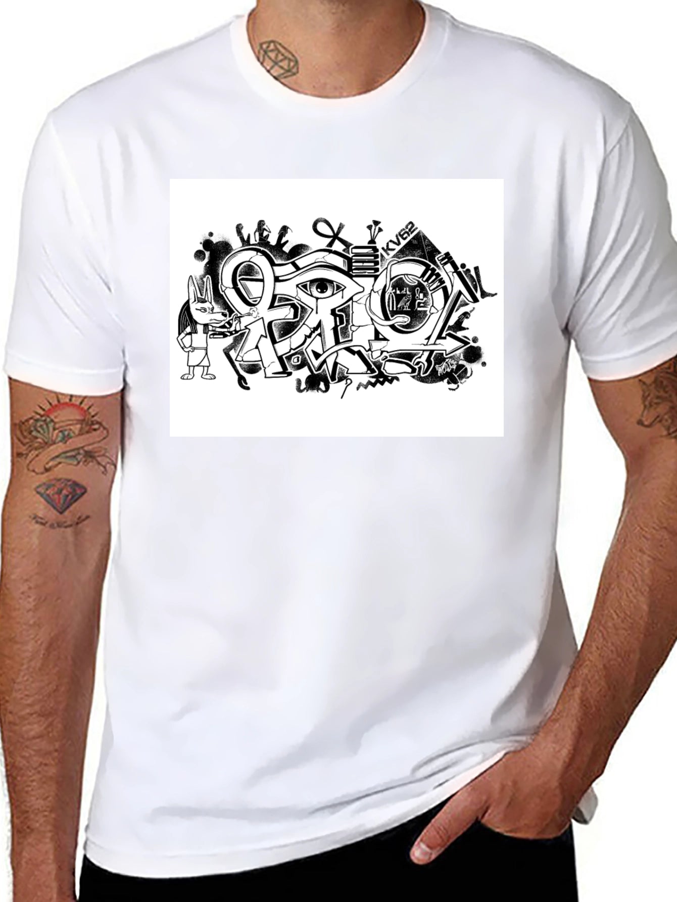 Egyptian Graffiti Art T-Shirt