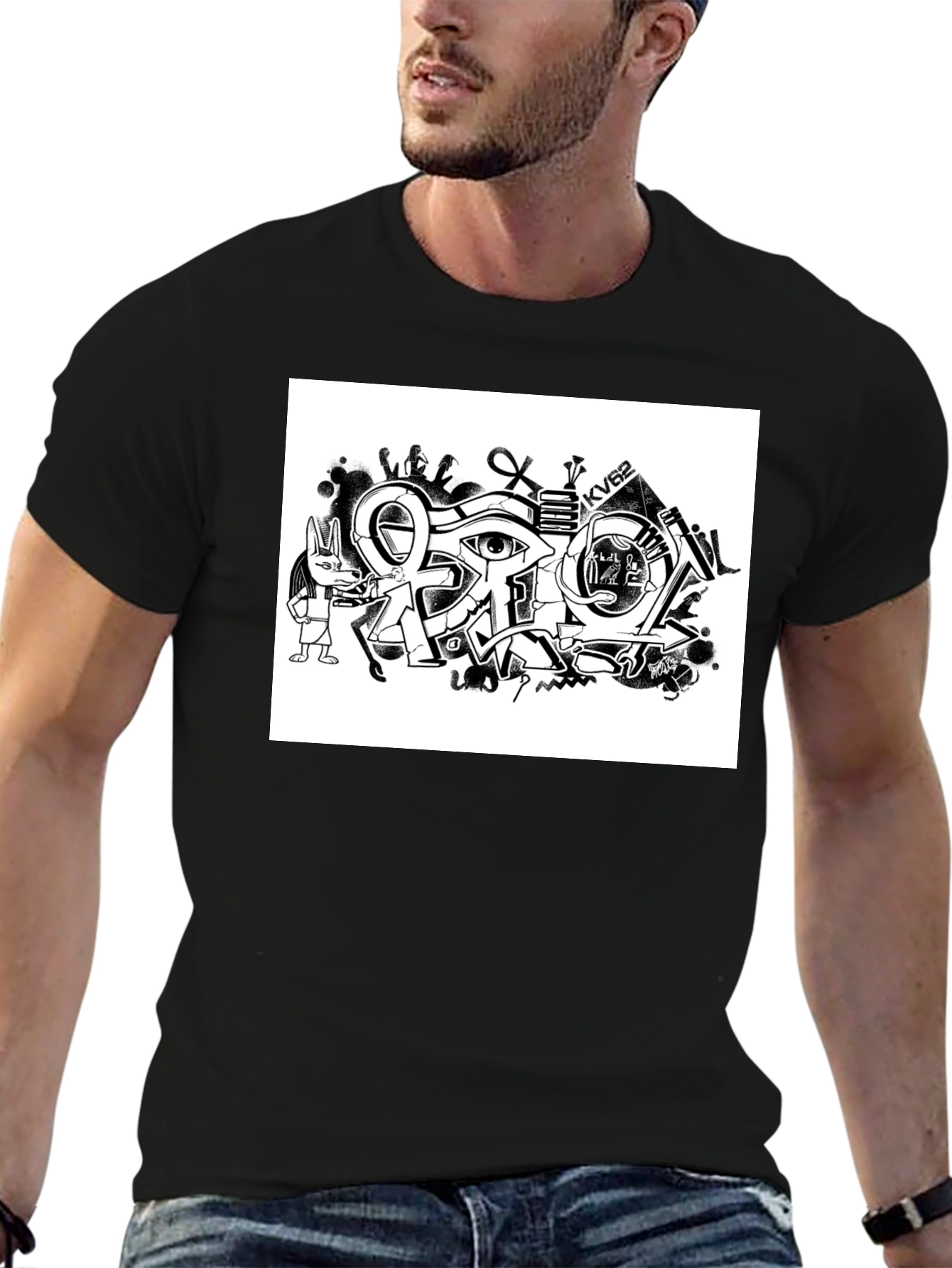 Egyptian Graffiti Art T-Shirt