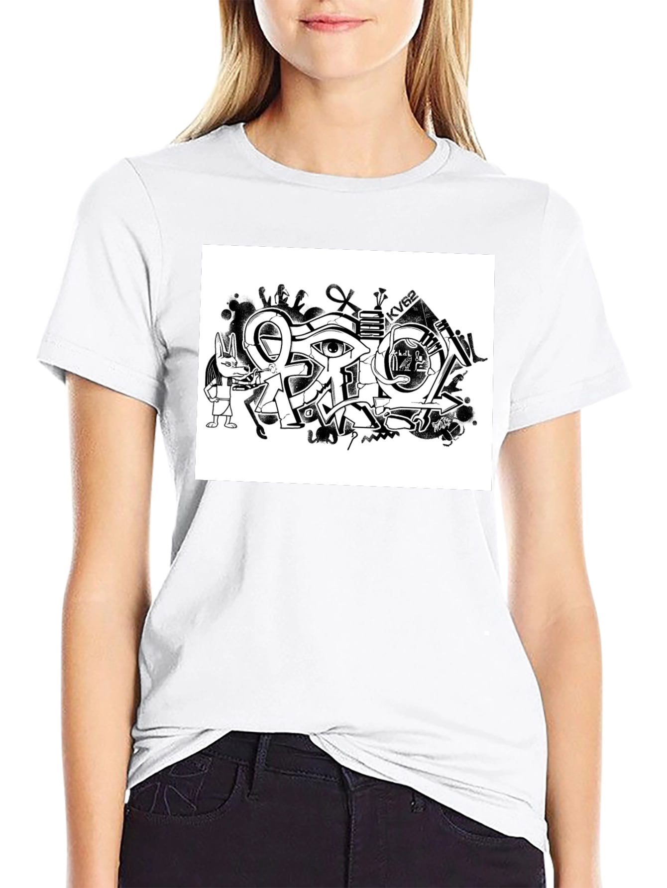 Egyptian Graffiti Art T-Shirt