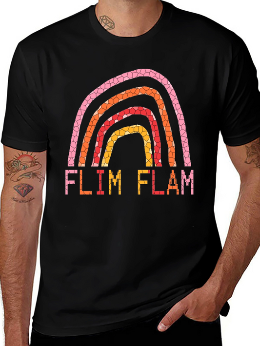 Flim Flam Rainbow Graphic T-Shirt